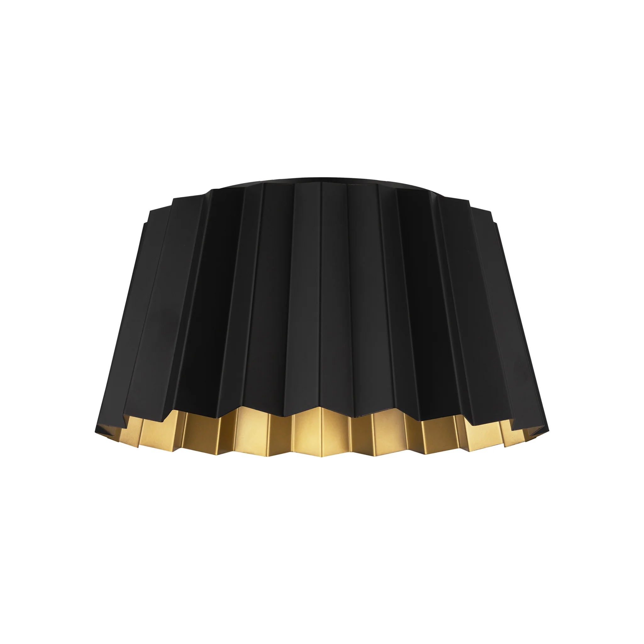 Rive Gauche Pleated Flush Mount