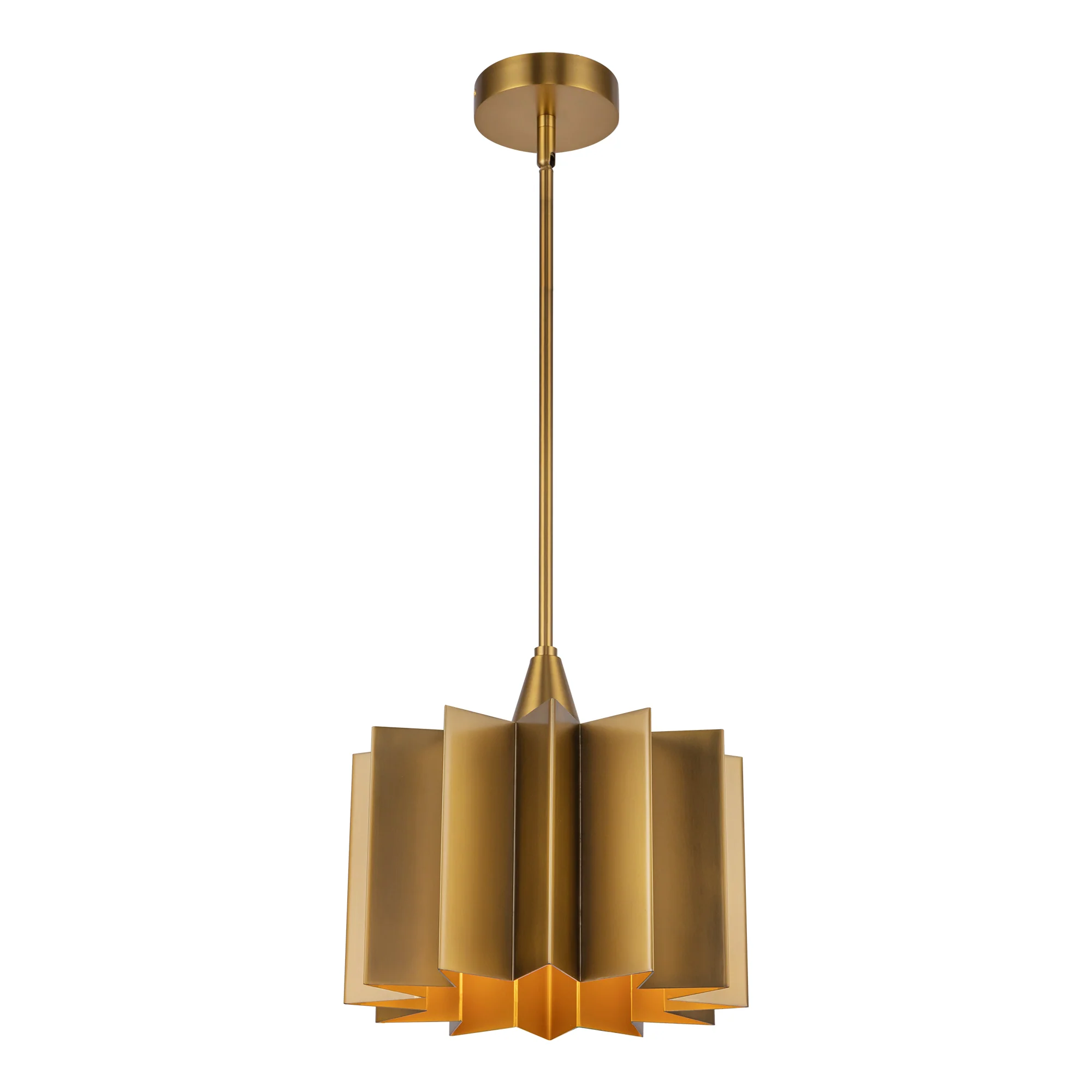 Rive Sculpted Metal Pendant - Image 11