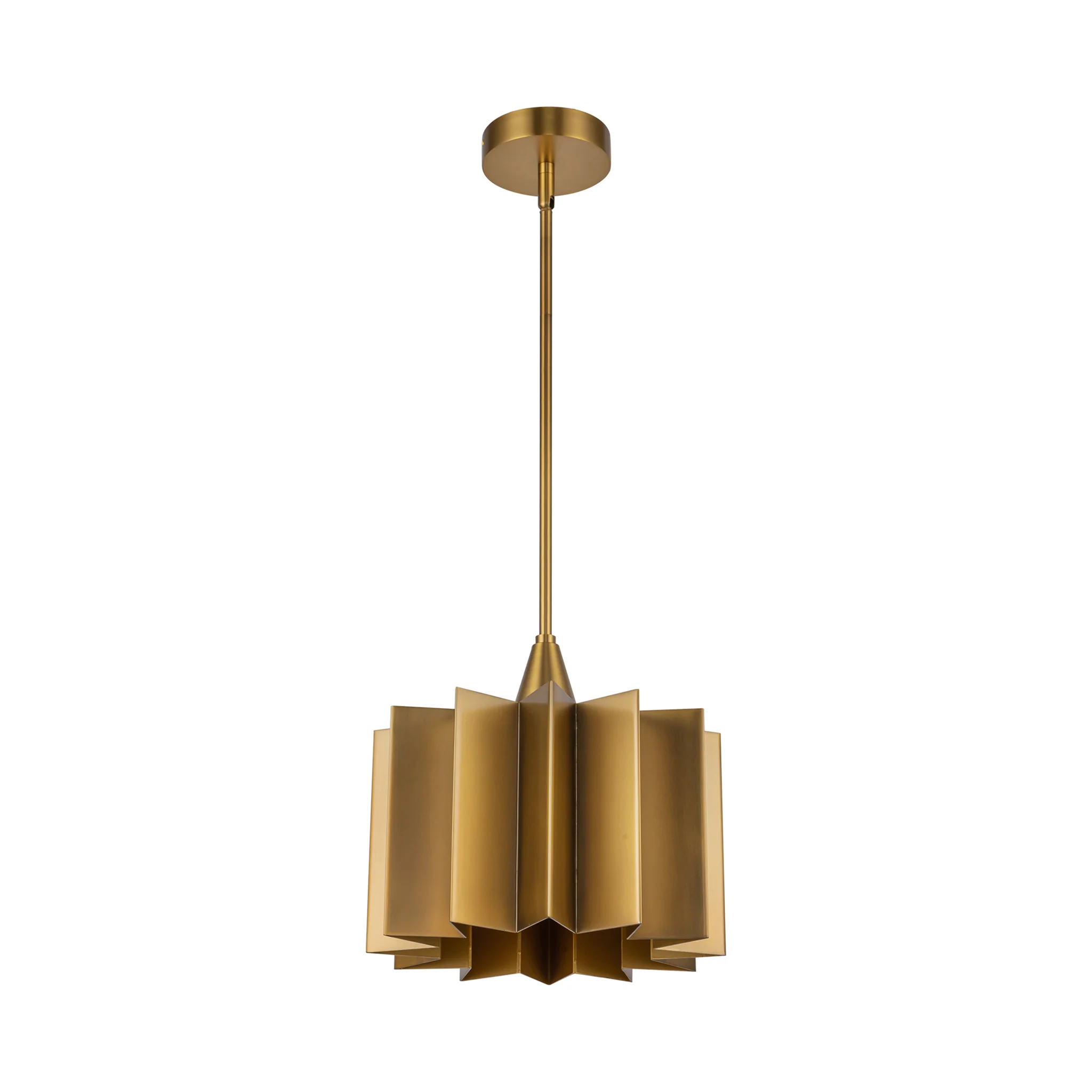 Rive Sculpted Metal Pendant - Image 8