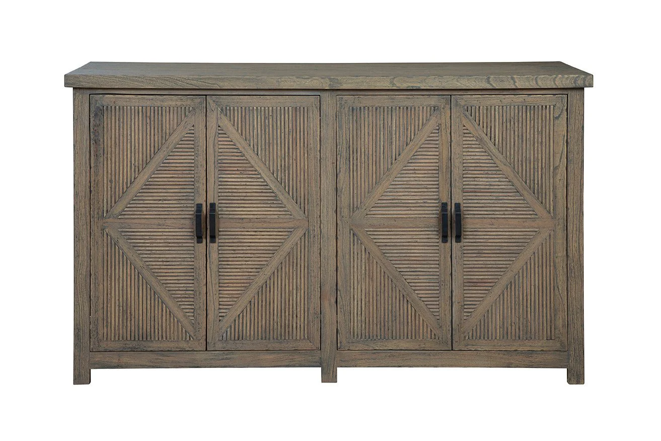 Roarke Carved Wood Sideboard - Image 4