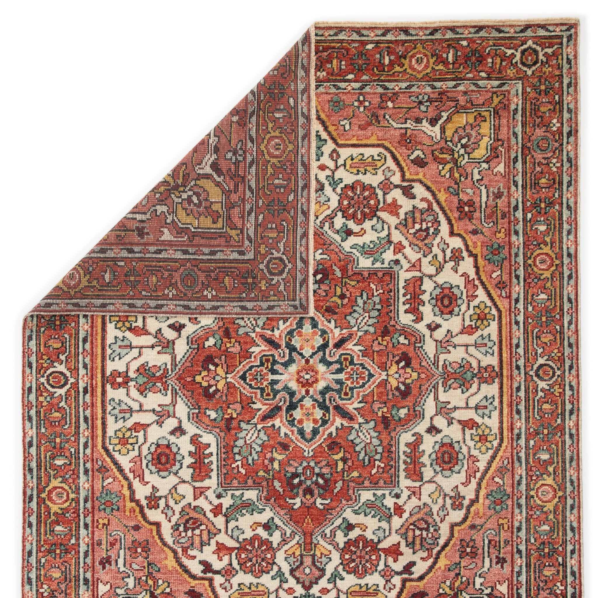 Rosella Medallion Wool Rug - Image 14