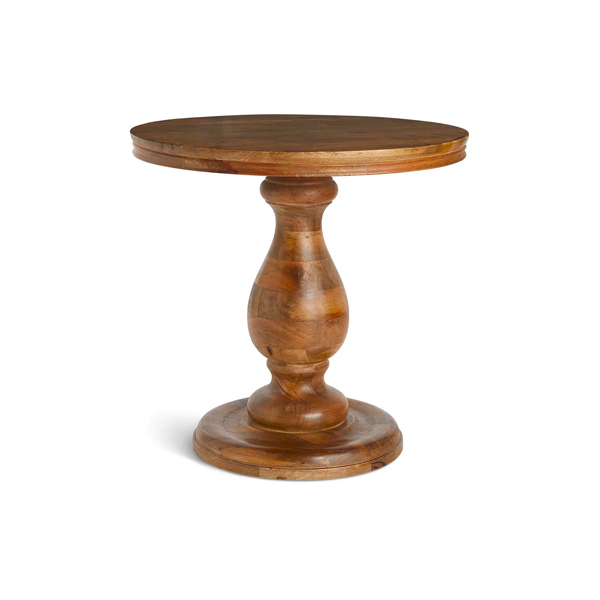 Rustic Pedestal Dining Table - Image 2