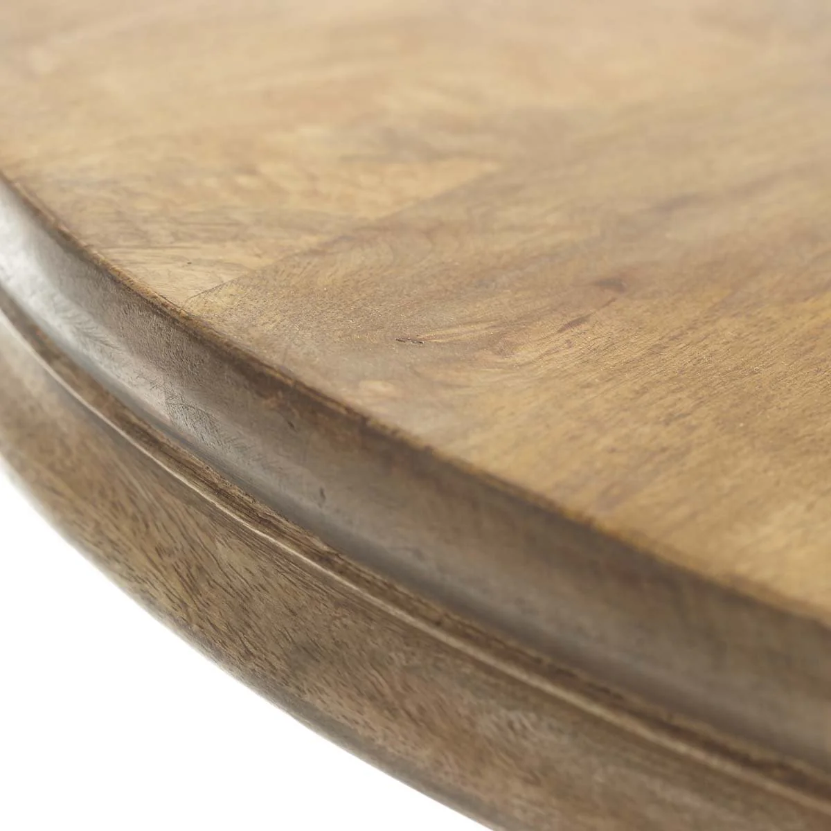 Rustic Pedestal Dining Table - Image 4