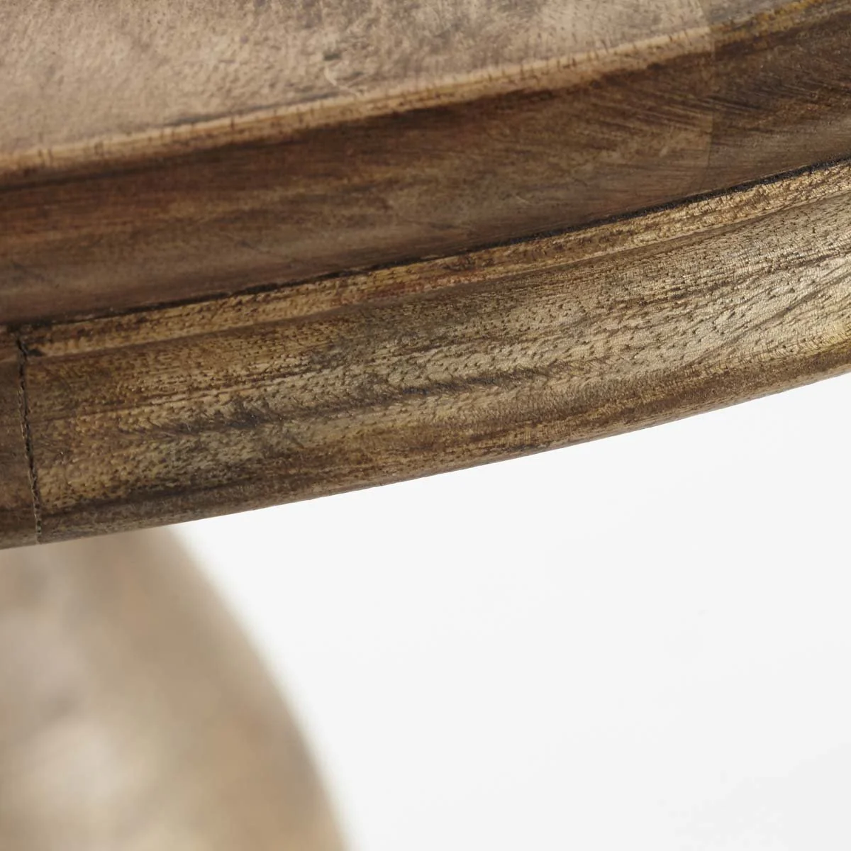 Rustic Pedestal Dining Table - Image 5