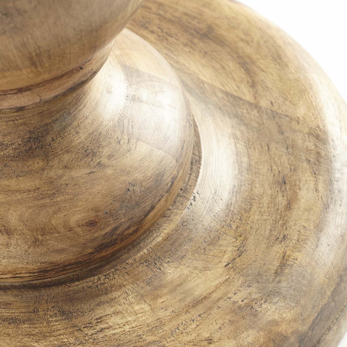 Rustic Pedestal Dining Table - Image 7