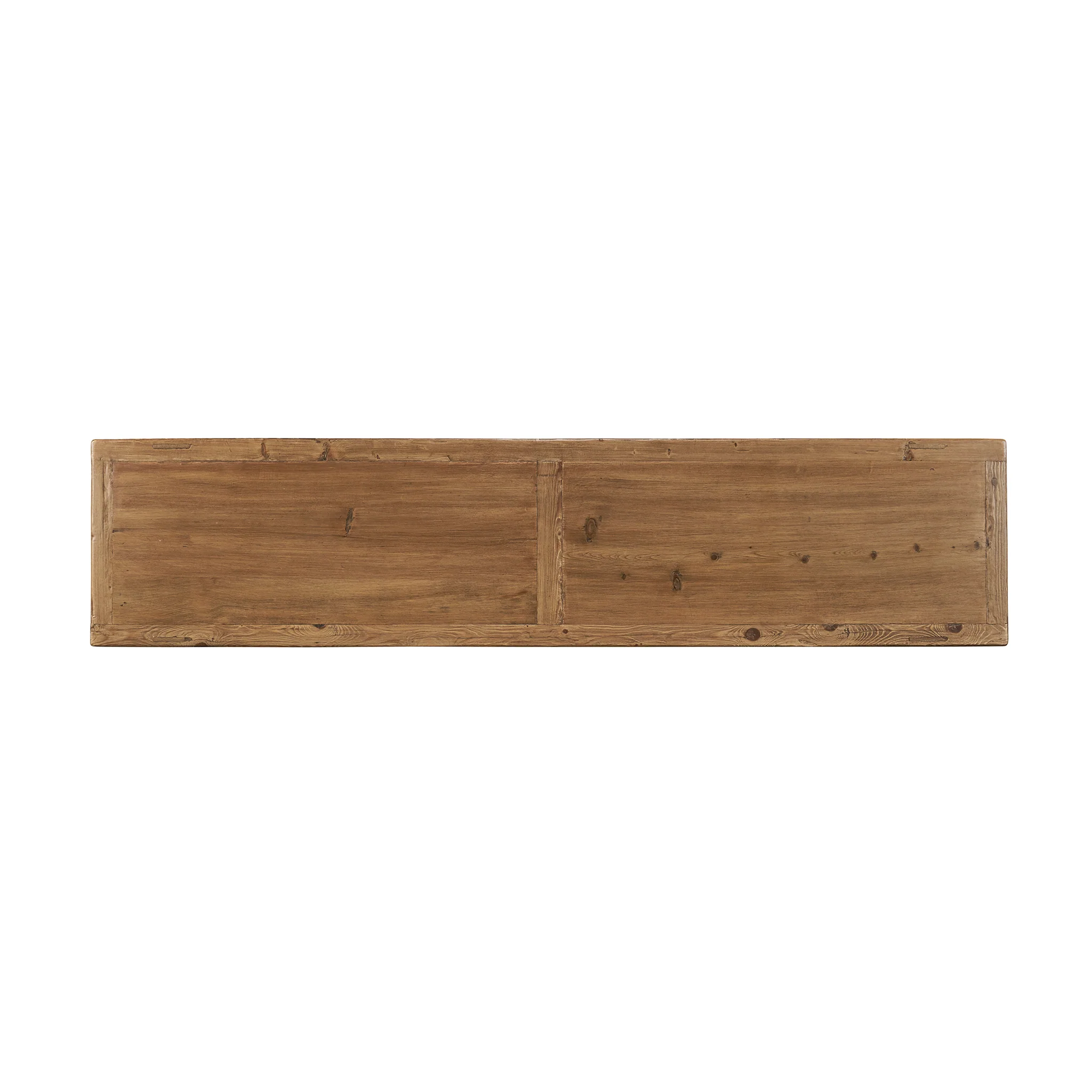 Rustic Reclaimed Pine 4-Drawer Console - Image 3