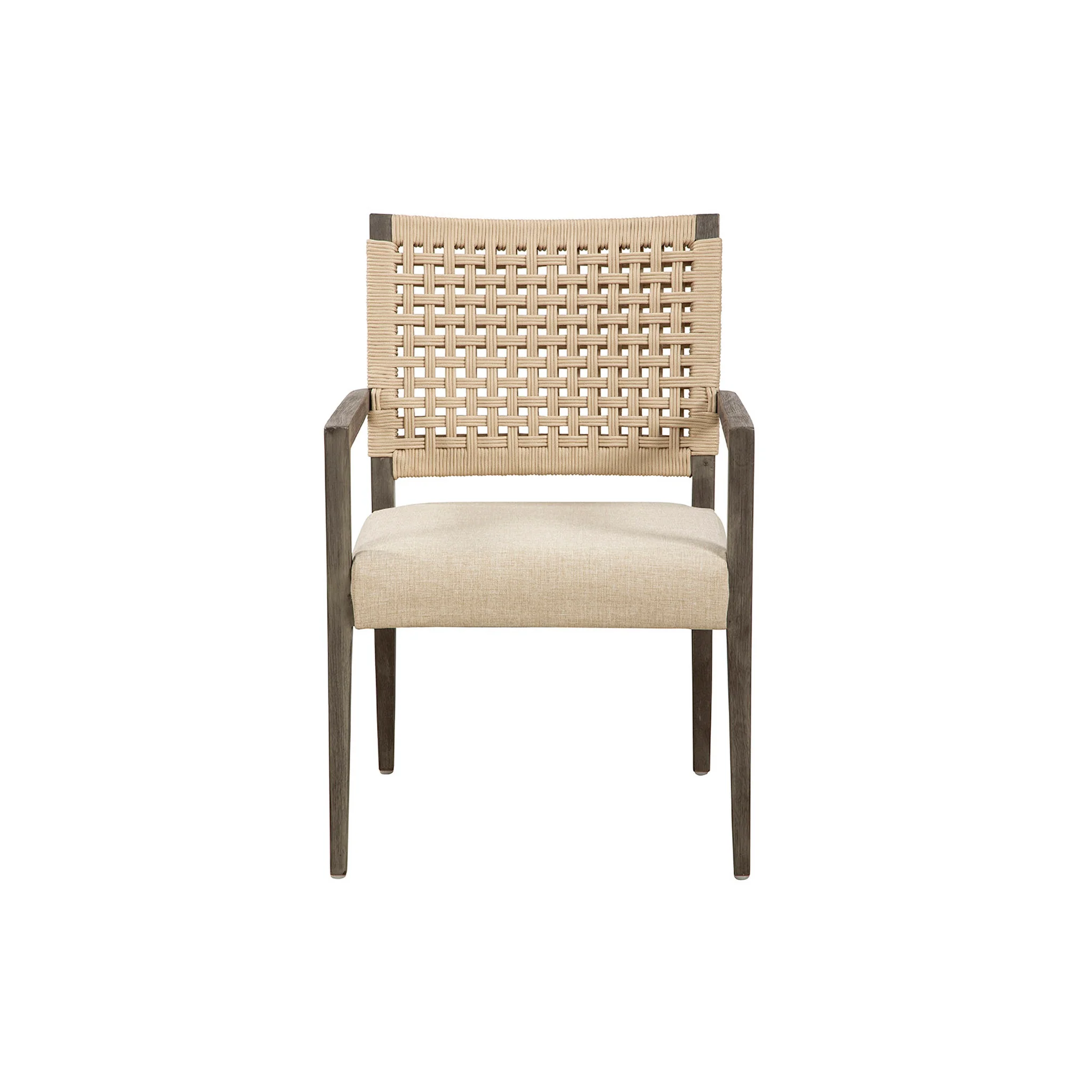 Saluzzo Woven Rope Arm Chair - Image 2
