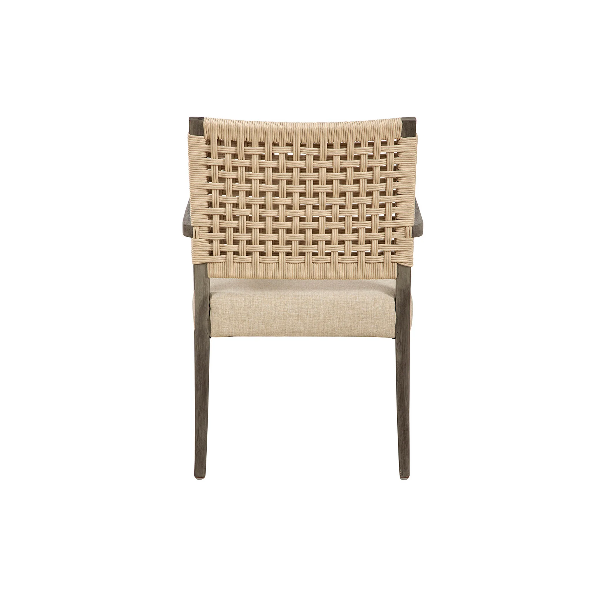 Saluzzo Woven Rope Arm Chair - Image 3