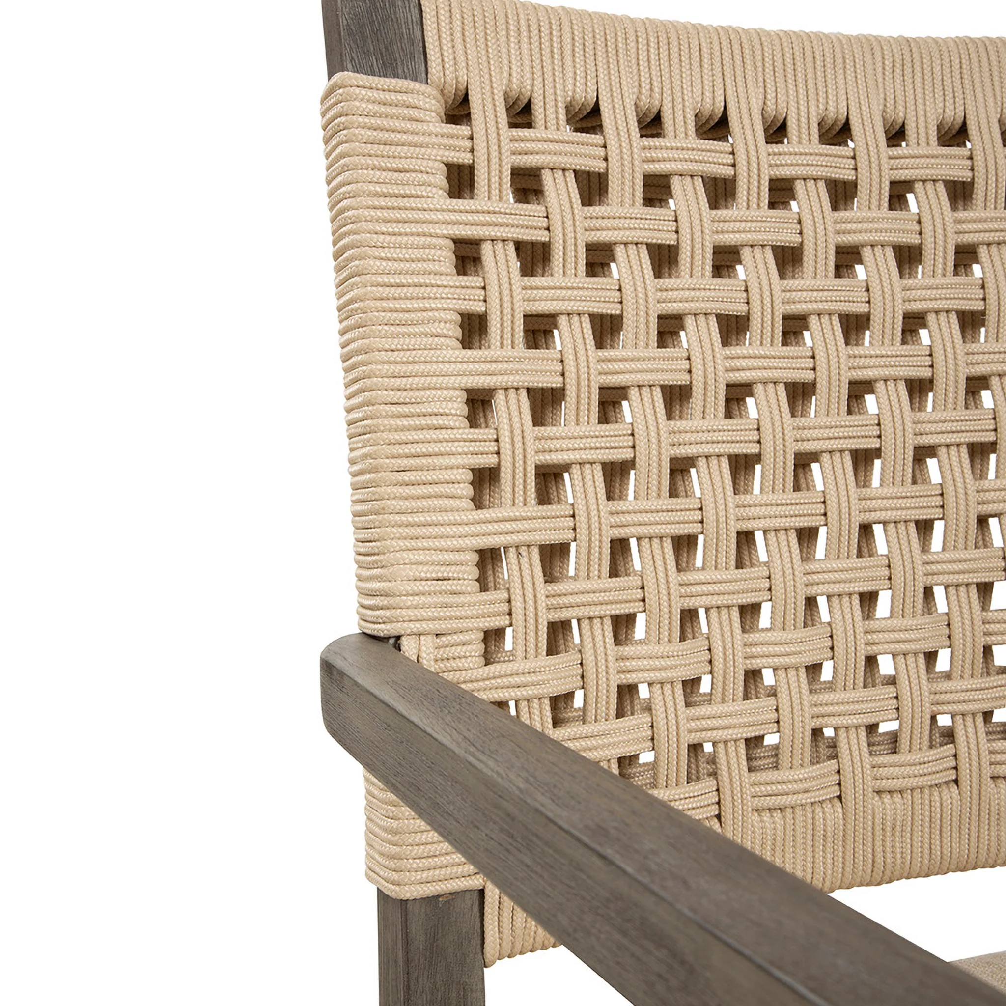 Saluzzo Woven Rope Arm Chair - Image 5