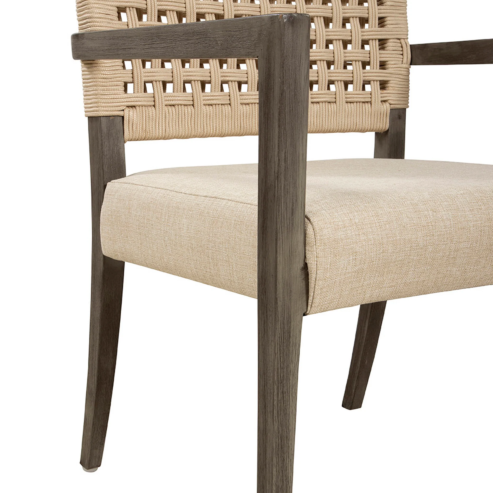 Saluzzo Woven Rope Arm Chair - Image 6