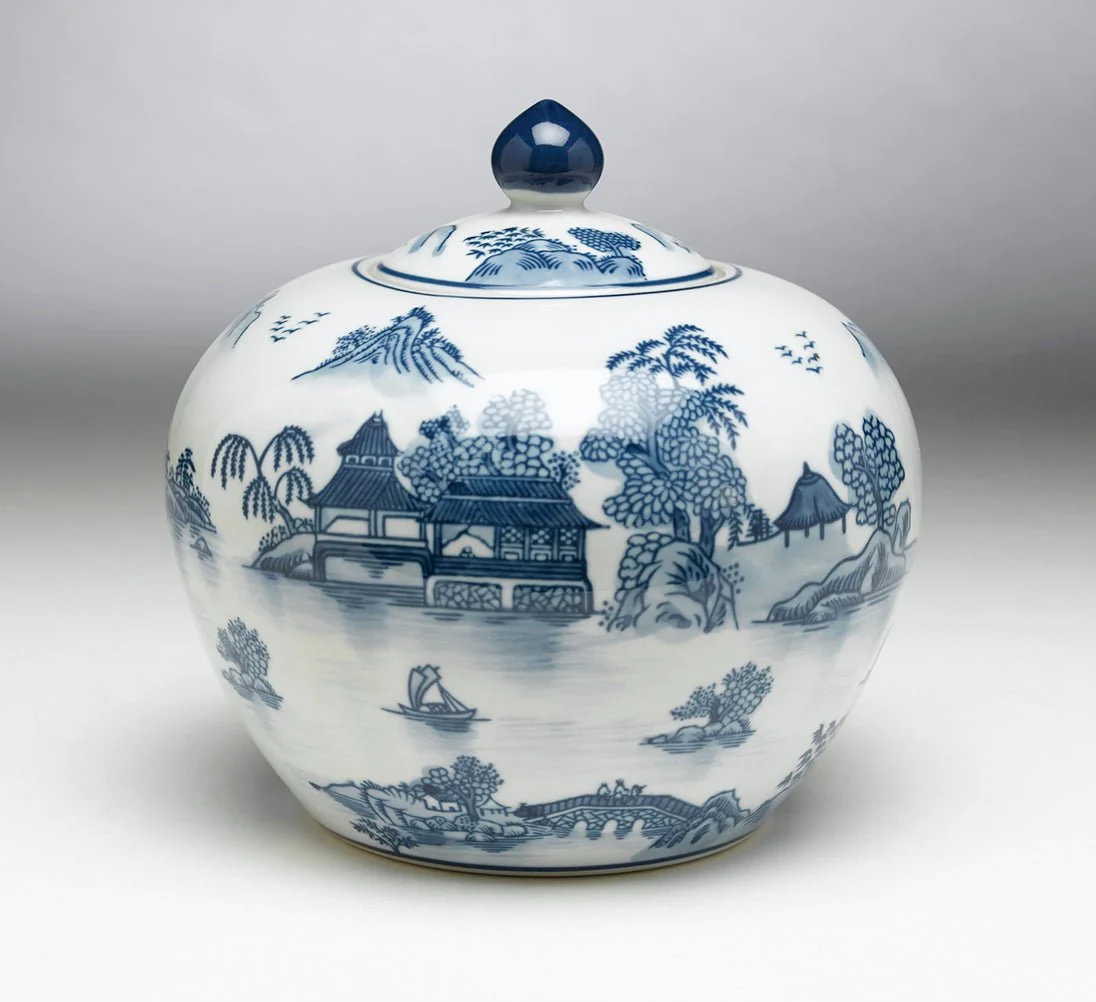 Samarkand Porcelain Round Jar - Image 2