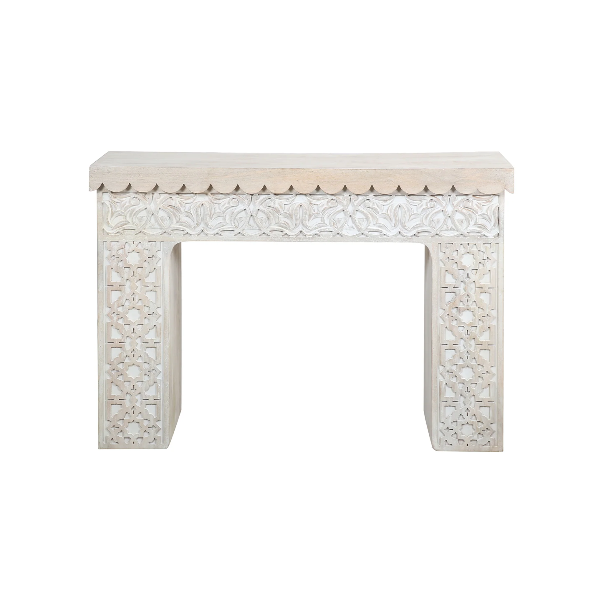 Samirah Carved Wood Console - Image 10
