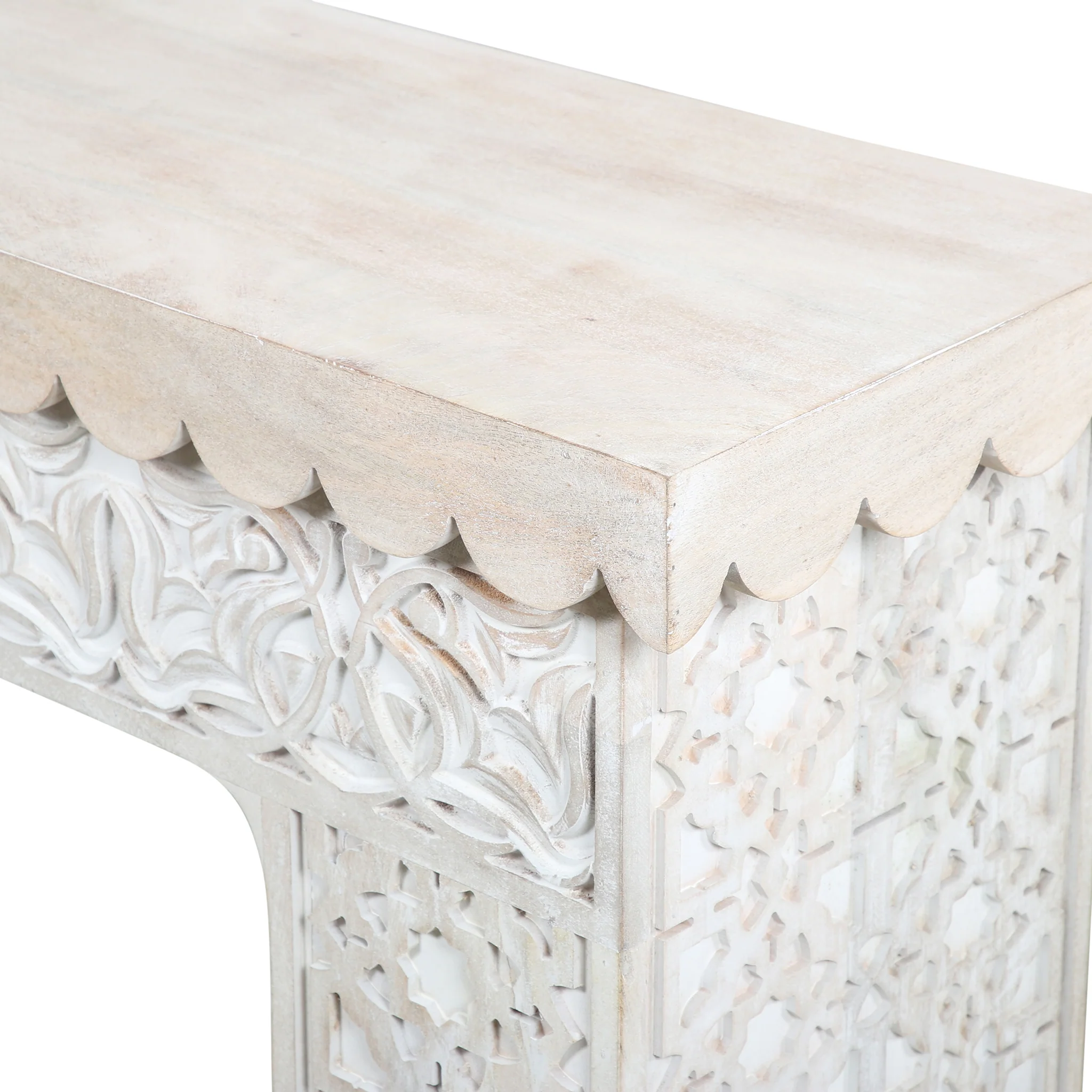 Samirah Carved Wood Console - Image 13