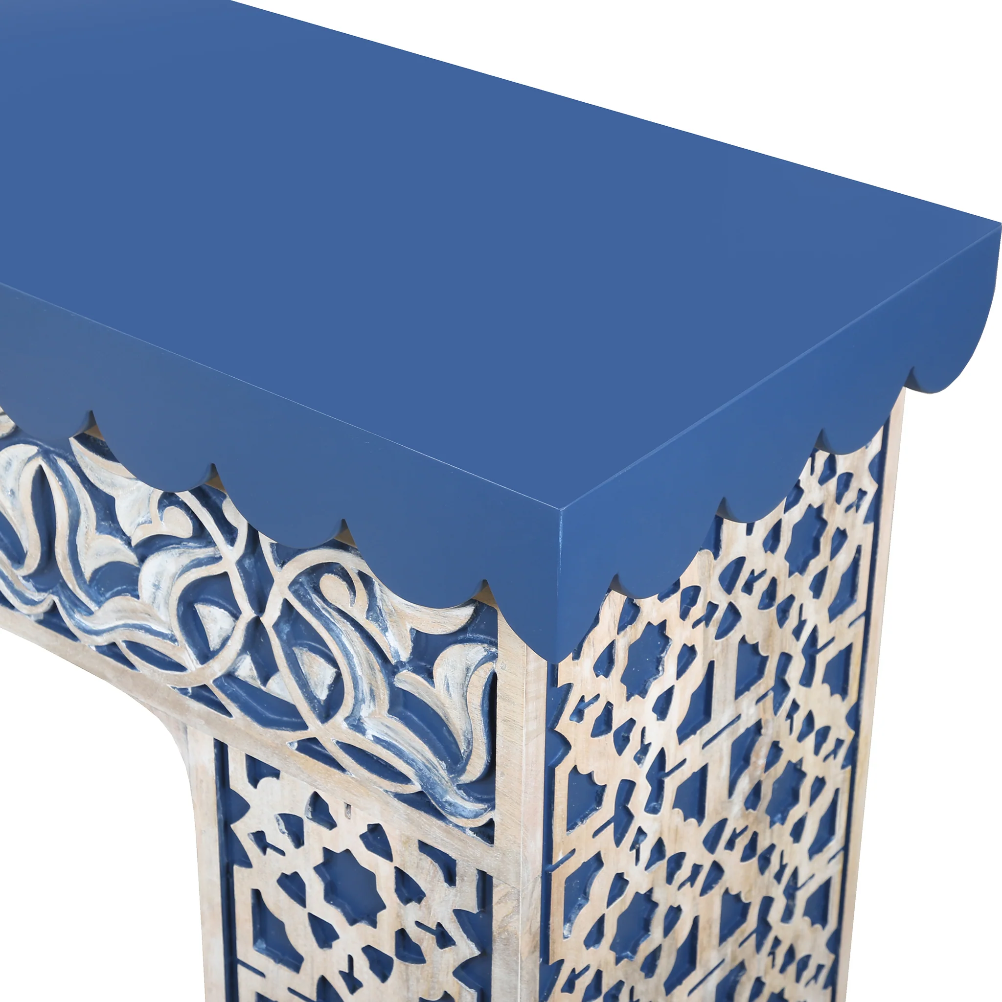 Samirah Carved Wood Console - Image 5
