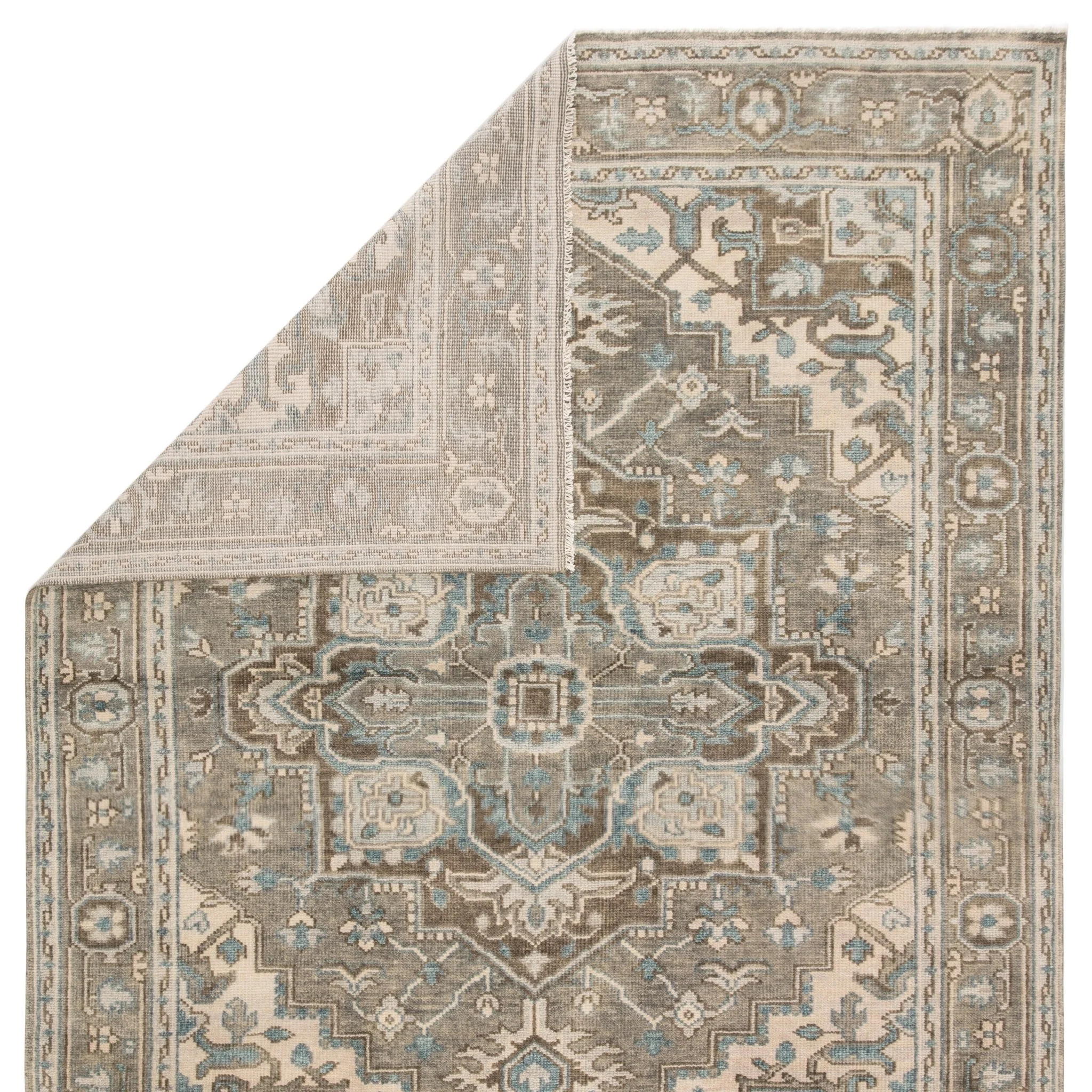 Sanaa Medallion Wool Rug - Image 14