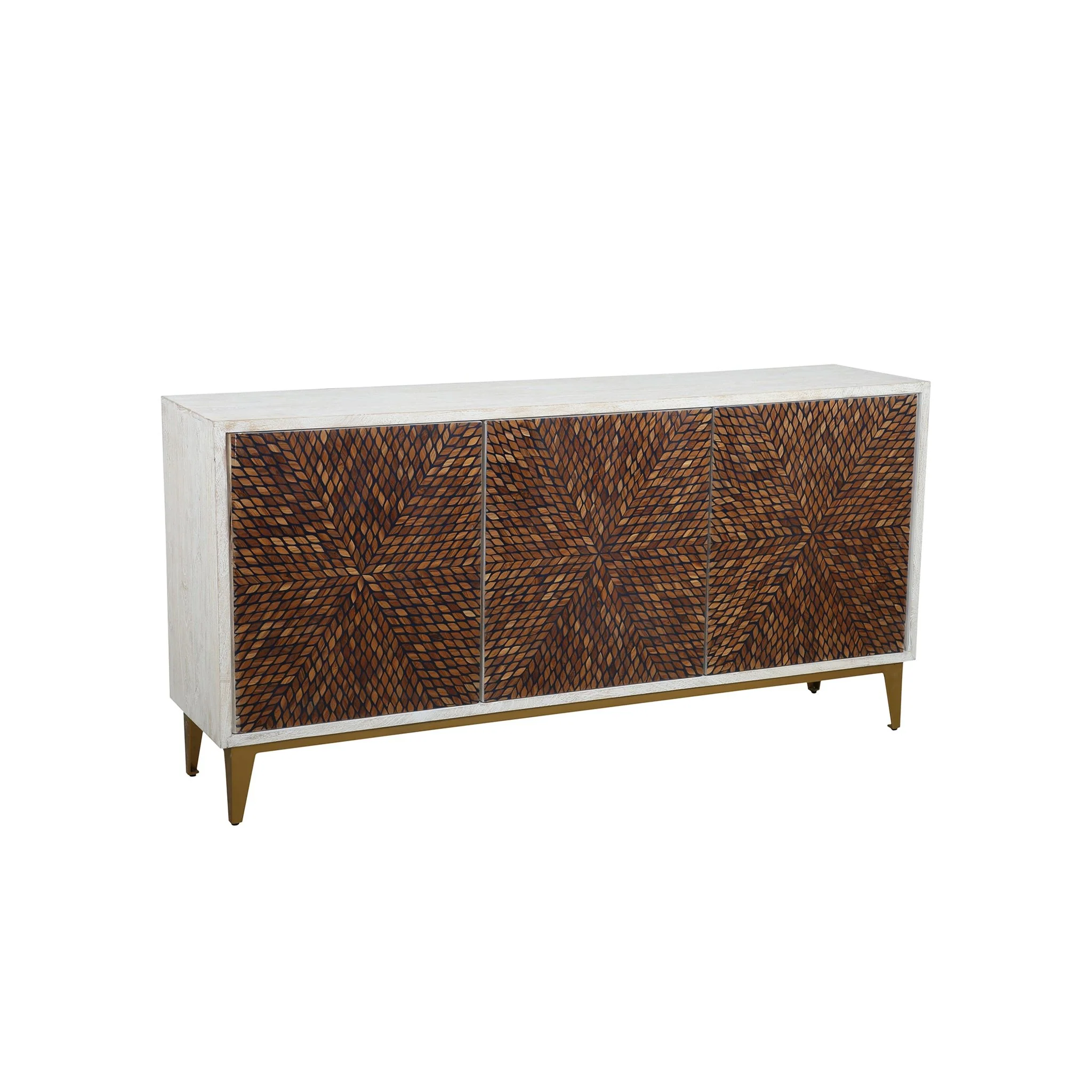 Capiz Starburst Inlay Sideboard - Image 2