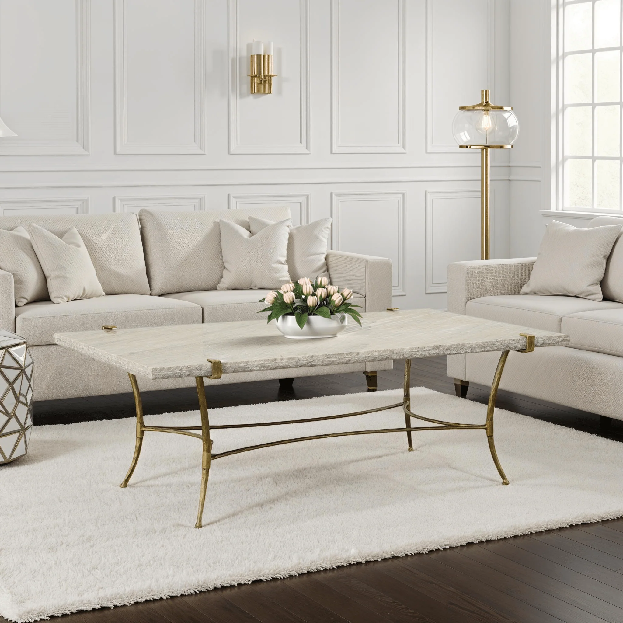 Sardis Marble Coffee Table - Image 2