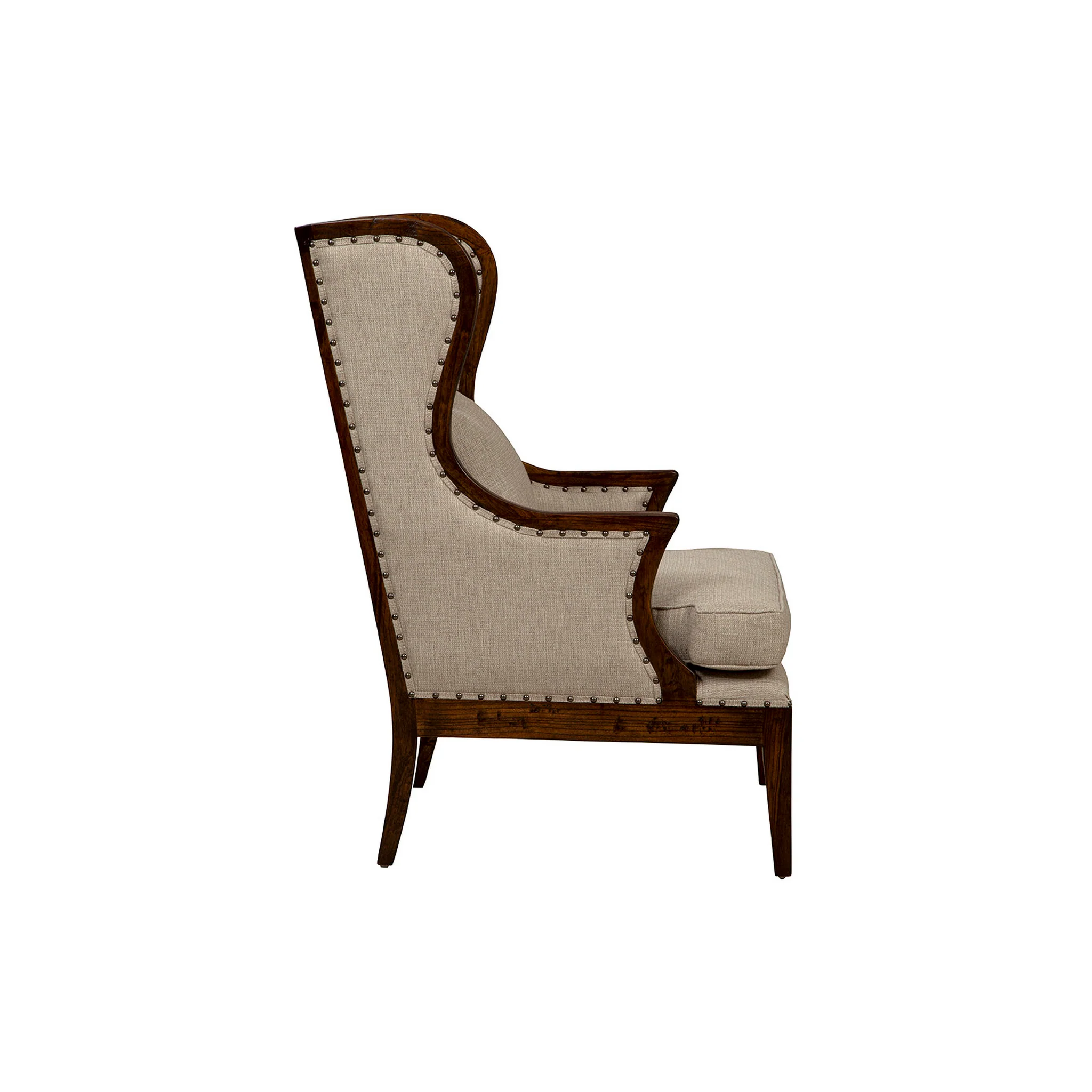 Savanna Hide Wingback Chair - Image 11