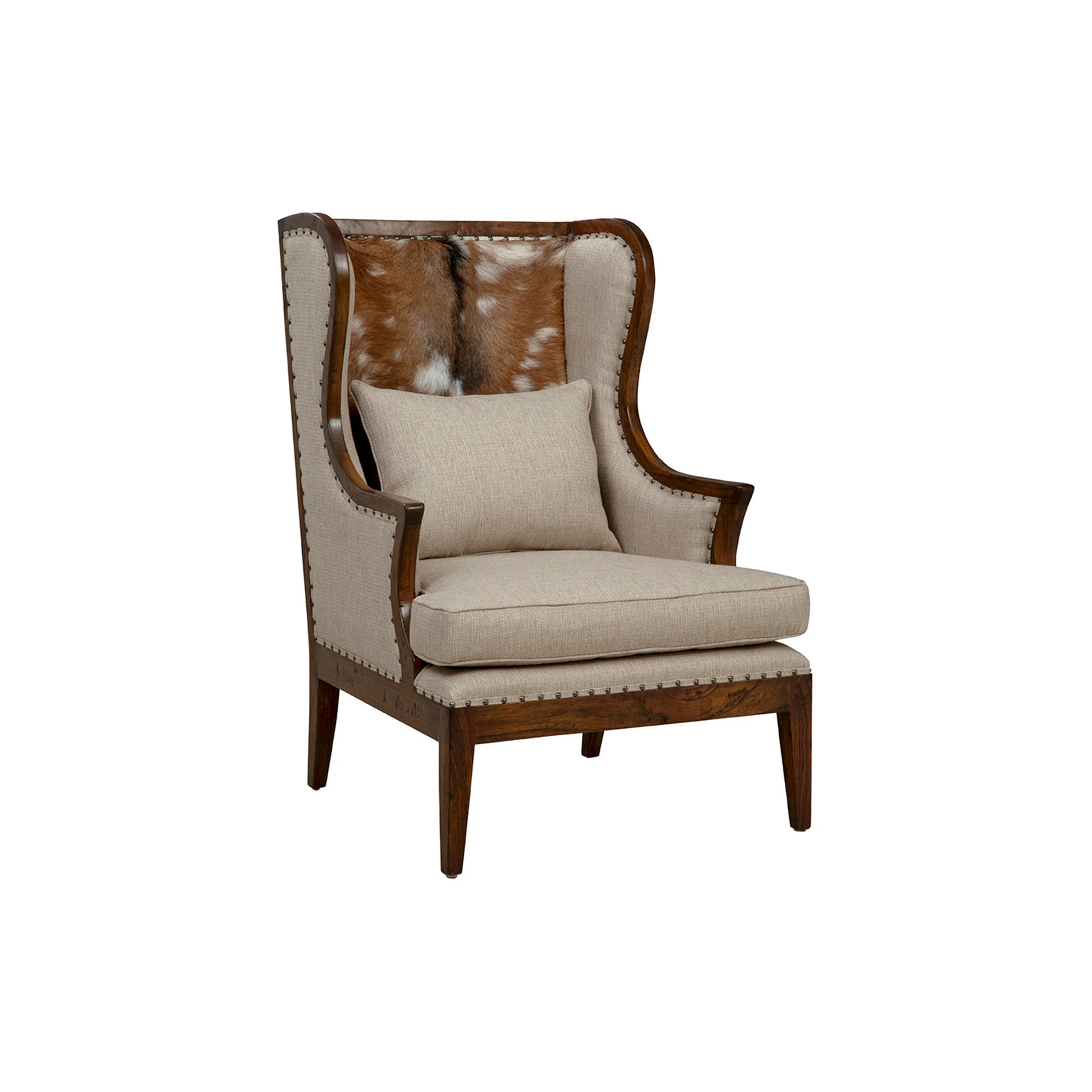 Savanna Hide Wingback Chair - Image 2