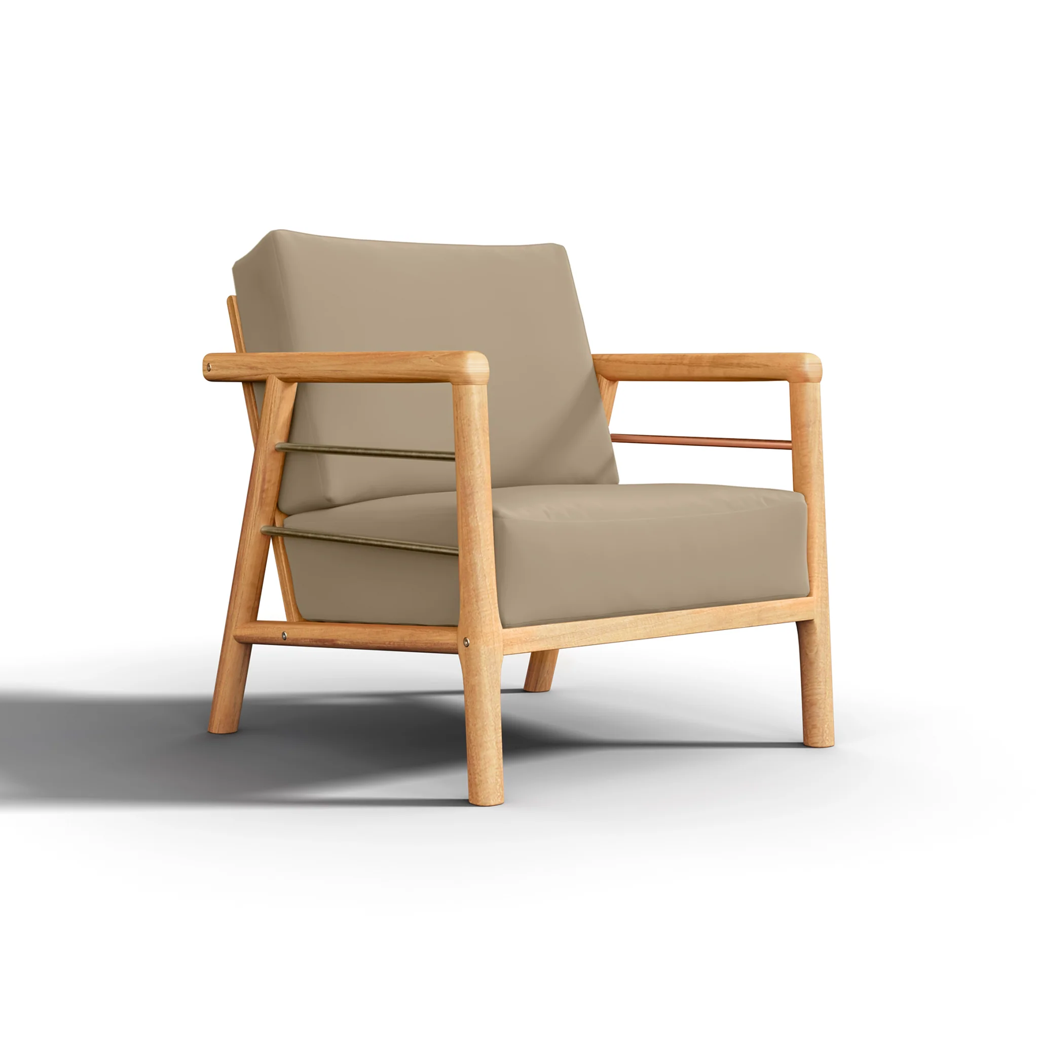 Saviero Teak Lounge Chair