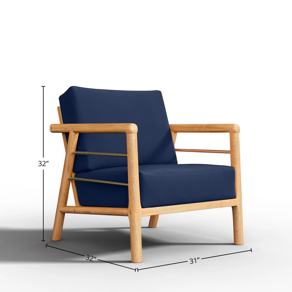 Saviero Teak Lounge Chair - Image 21