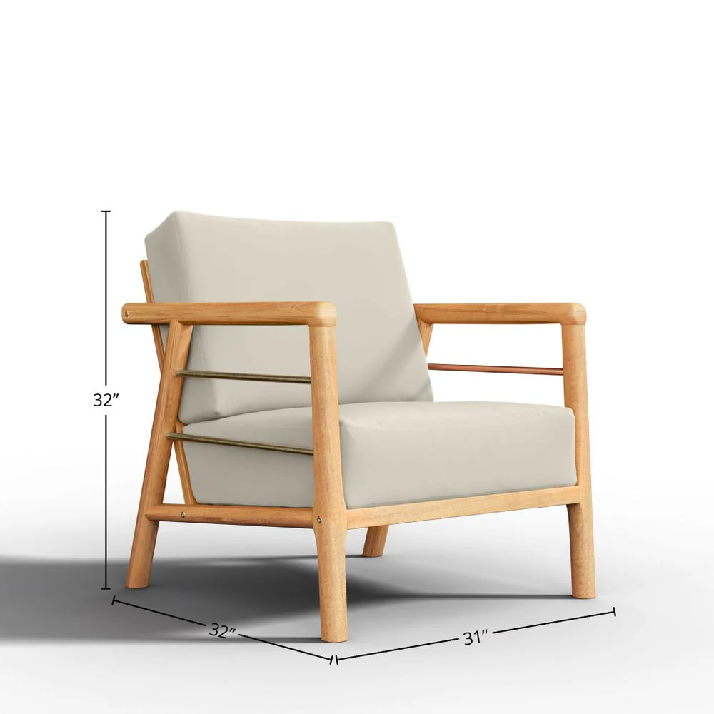 Saviero Teak Lounge Chair - Image 35