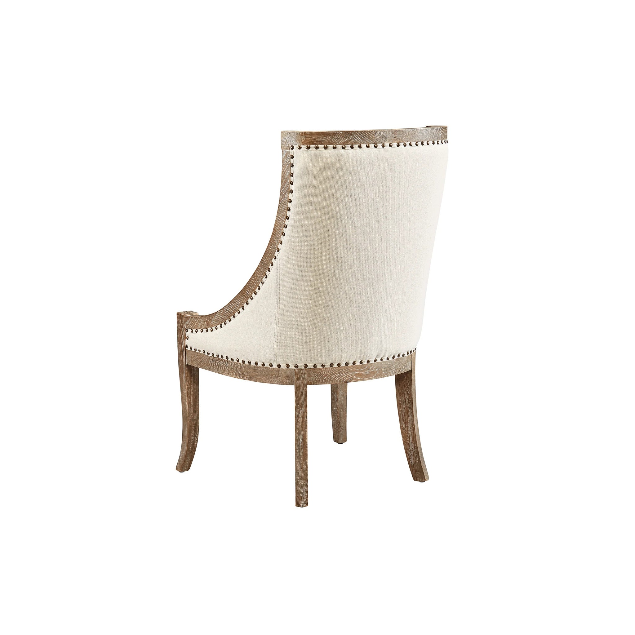 Scoop Back Chair - Linen - Image 3