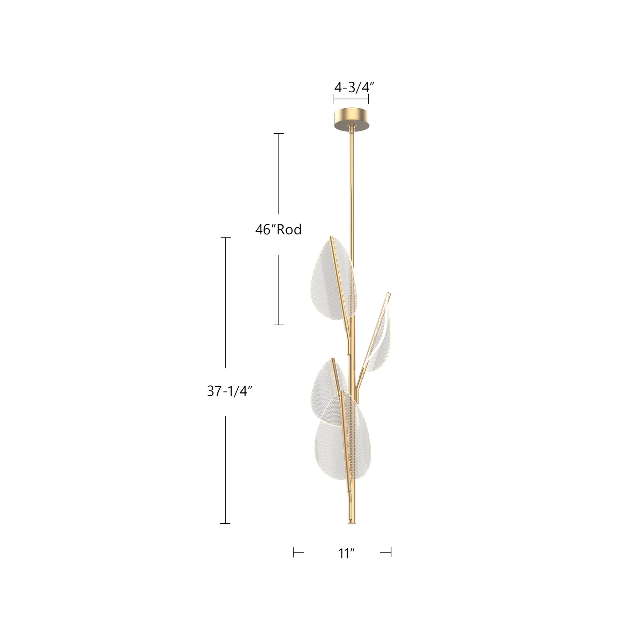 Selenga Leaf Pendant - Image 3