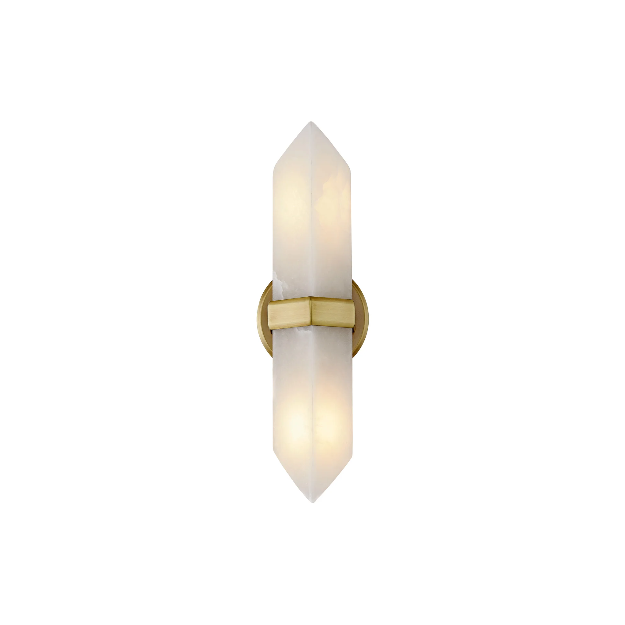 Selvara Alabaster Double Sconce