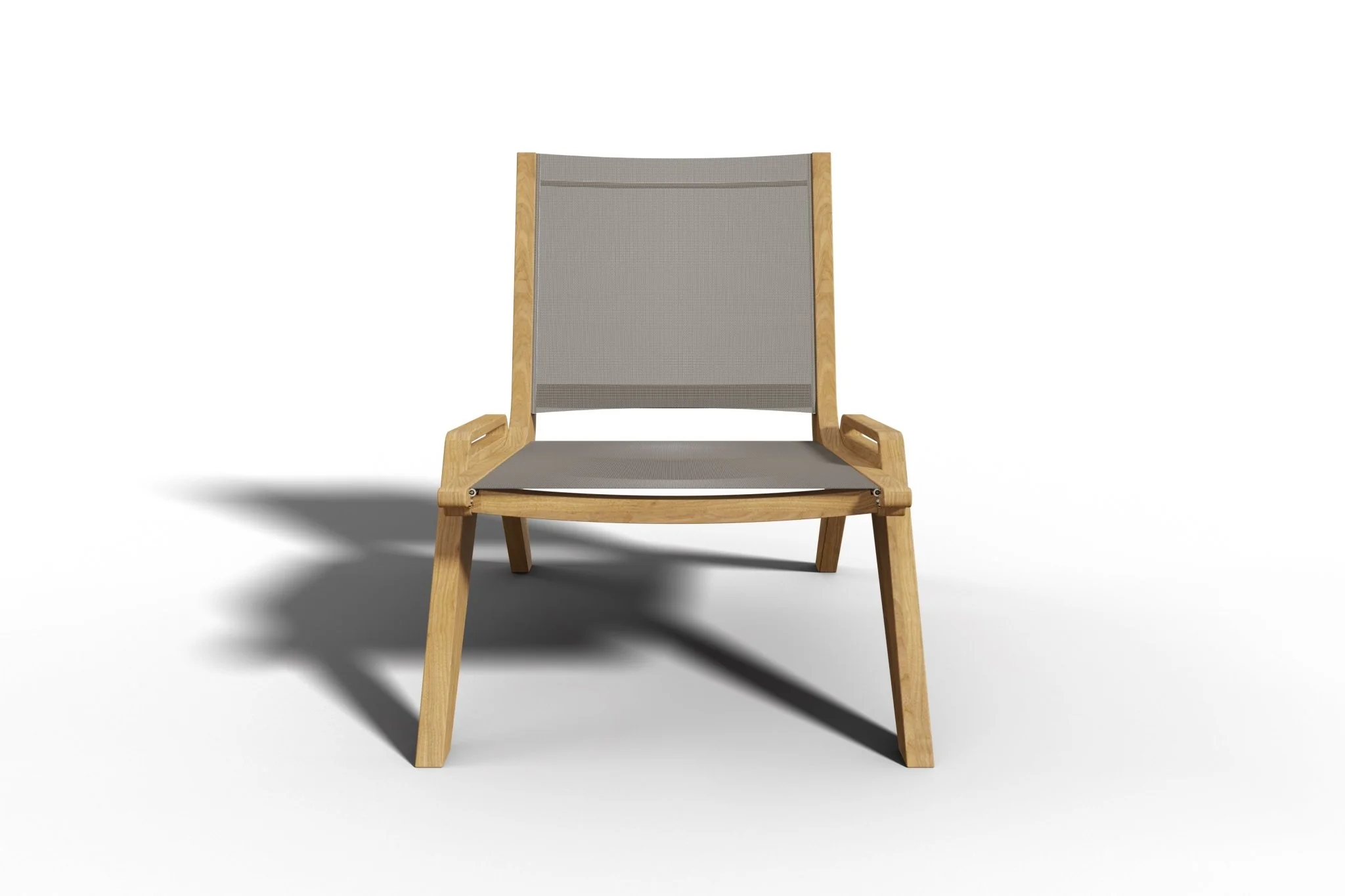 Seravelle Teak Sling Chair - Image 3