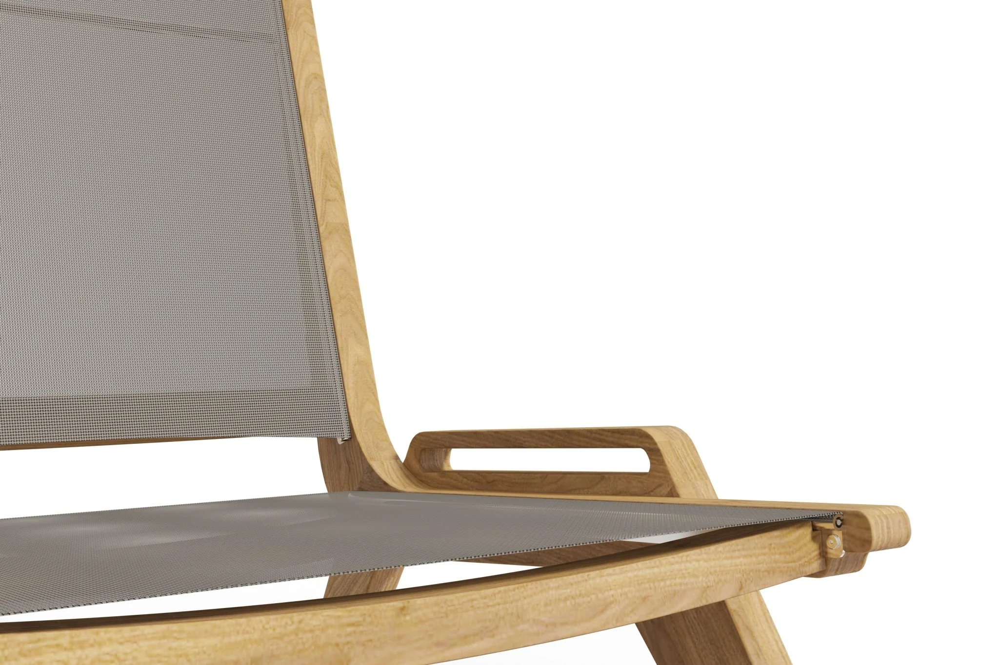 Seravelle Teak Sling Chair - Image 4