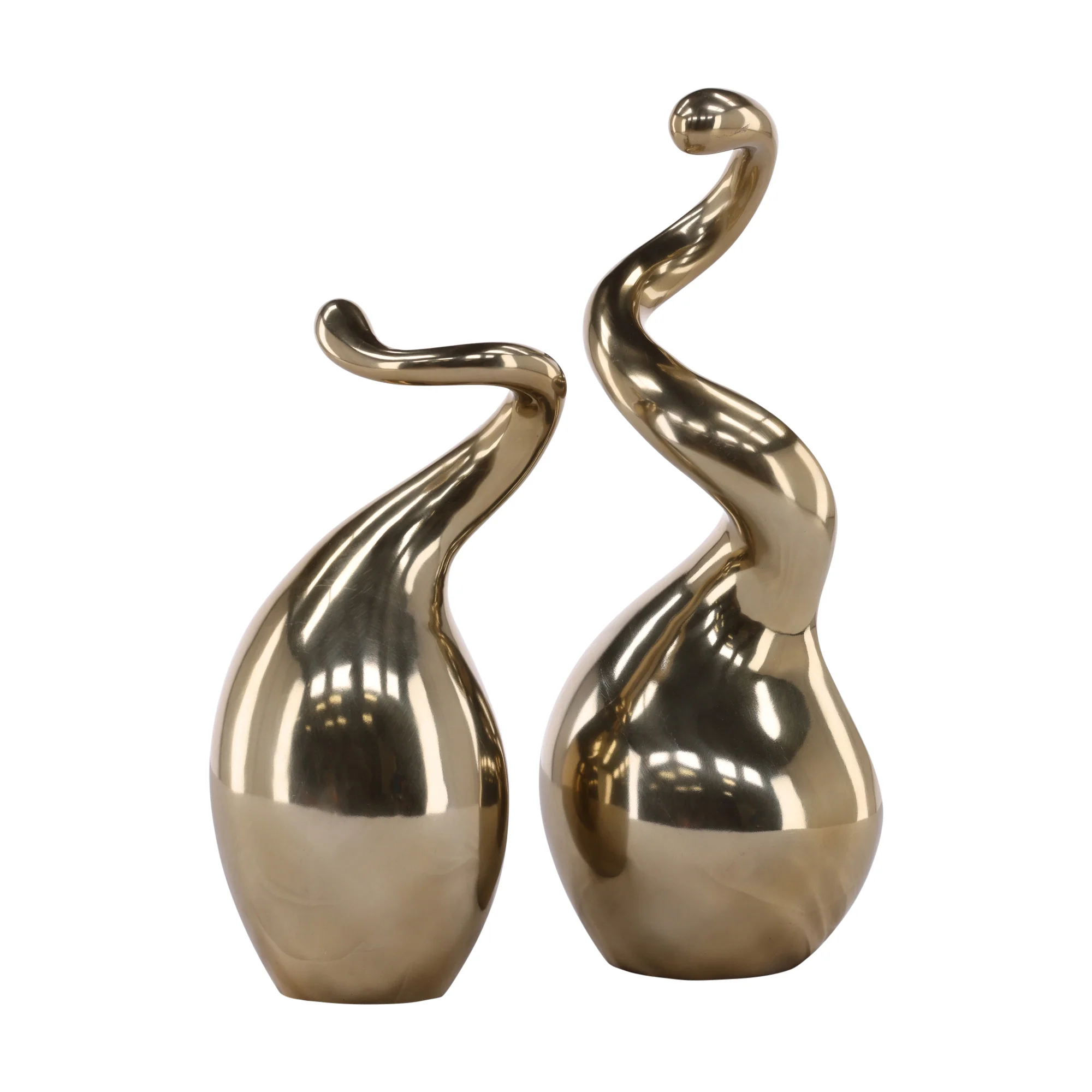 Serenno Polished Aluminum Sculptures - Image 3