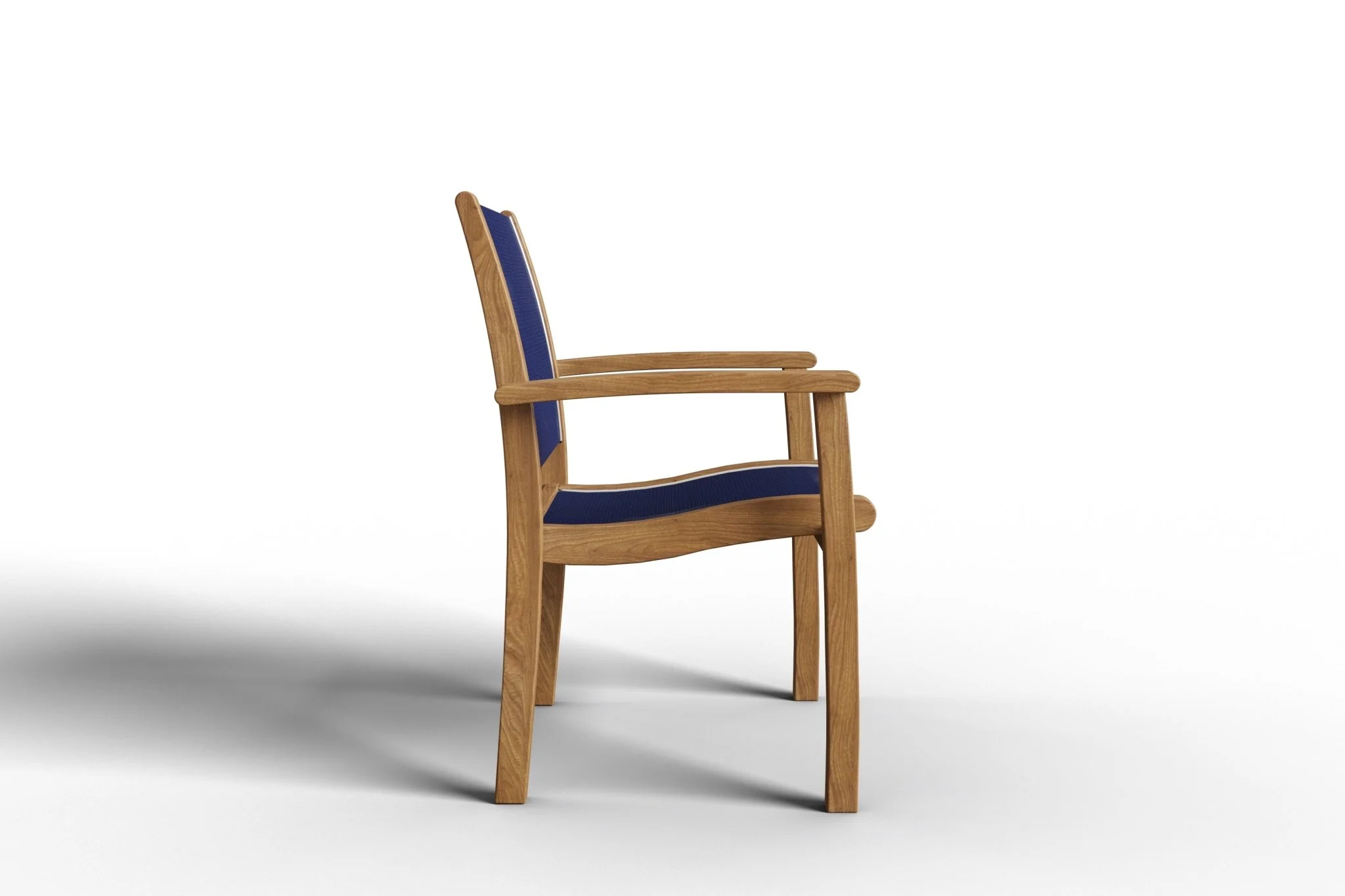 Seridano Teak Stacking Chair - Set of 4 - Image 10