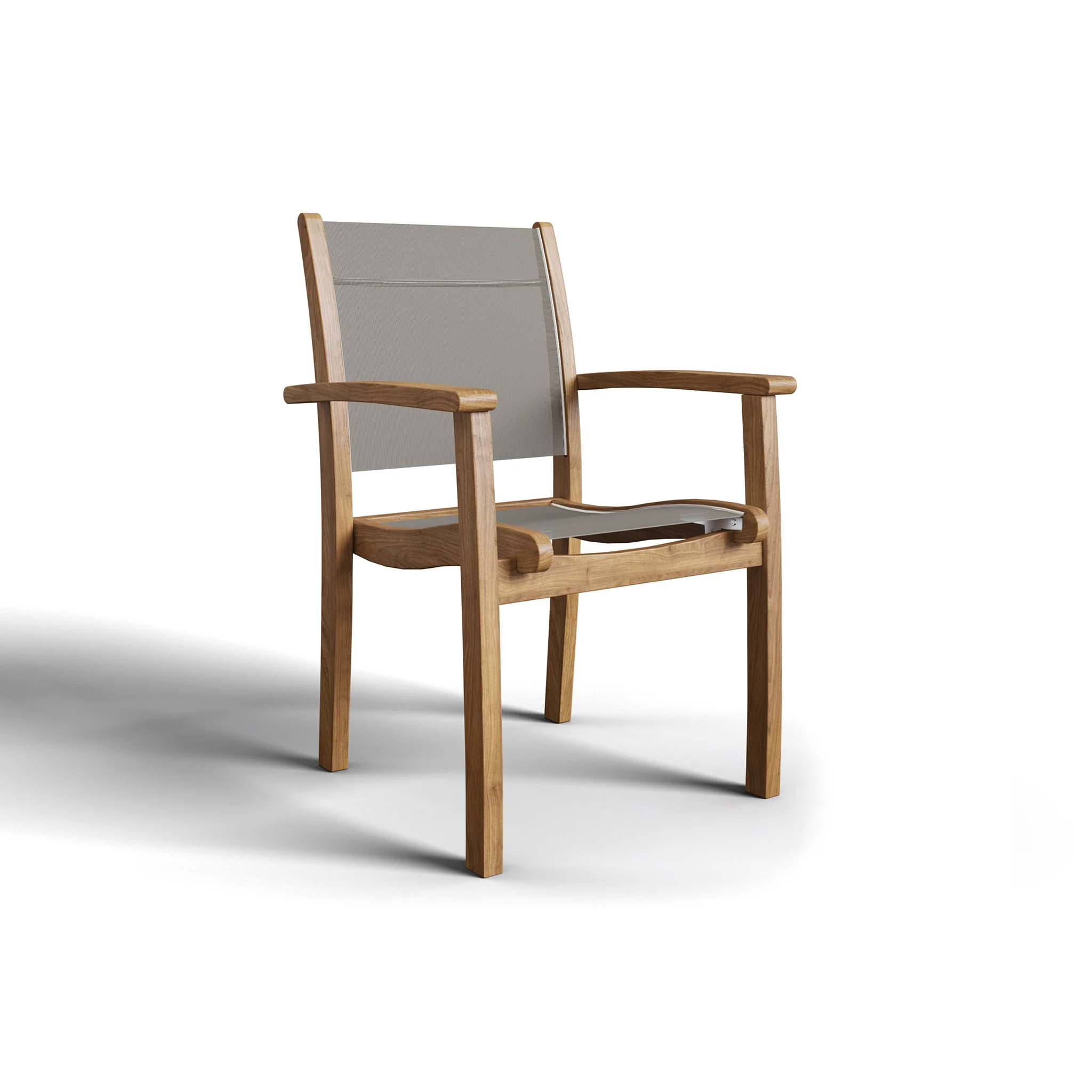 Seridano Teak Stacking Chair - Set of 4 - Image 13