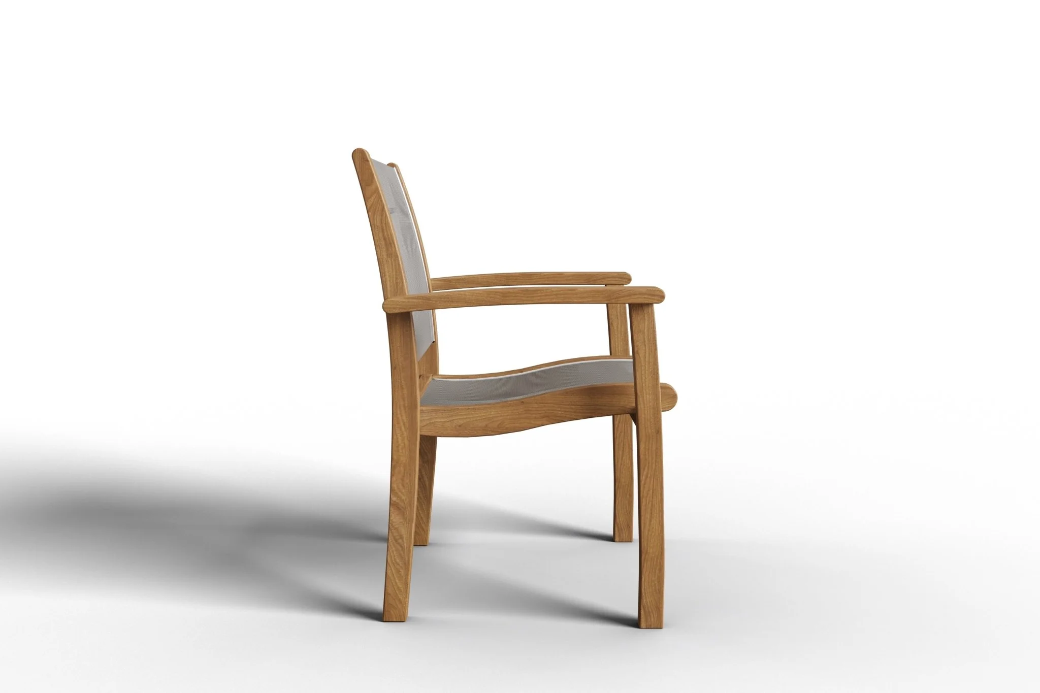 Seridano Teak Stacking Chair - Set of 4 - Image 14