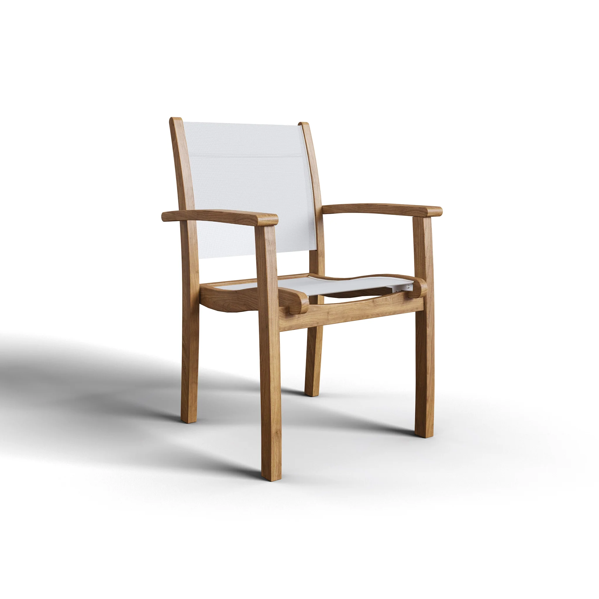 Seridano Teak Stacking Chair - Set of 4 - Image 18