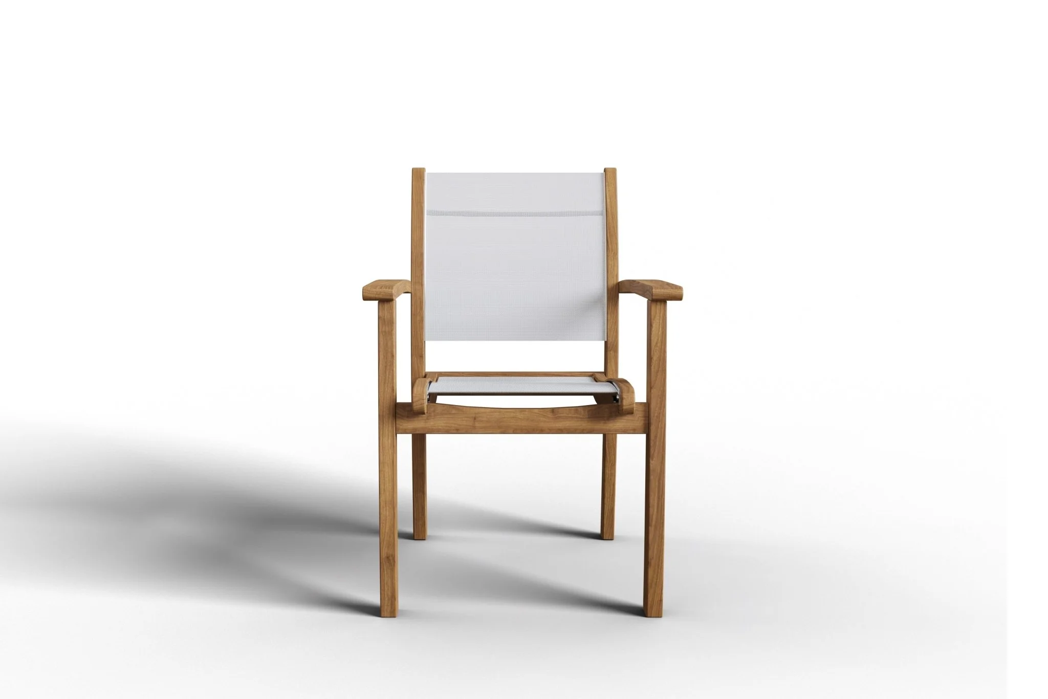Seridano Teak Stacking Chair - Set of 4 - Image 19
