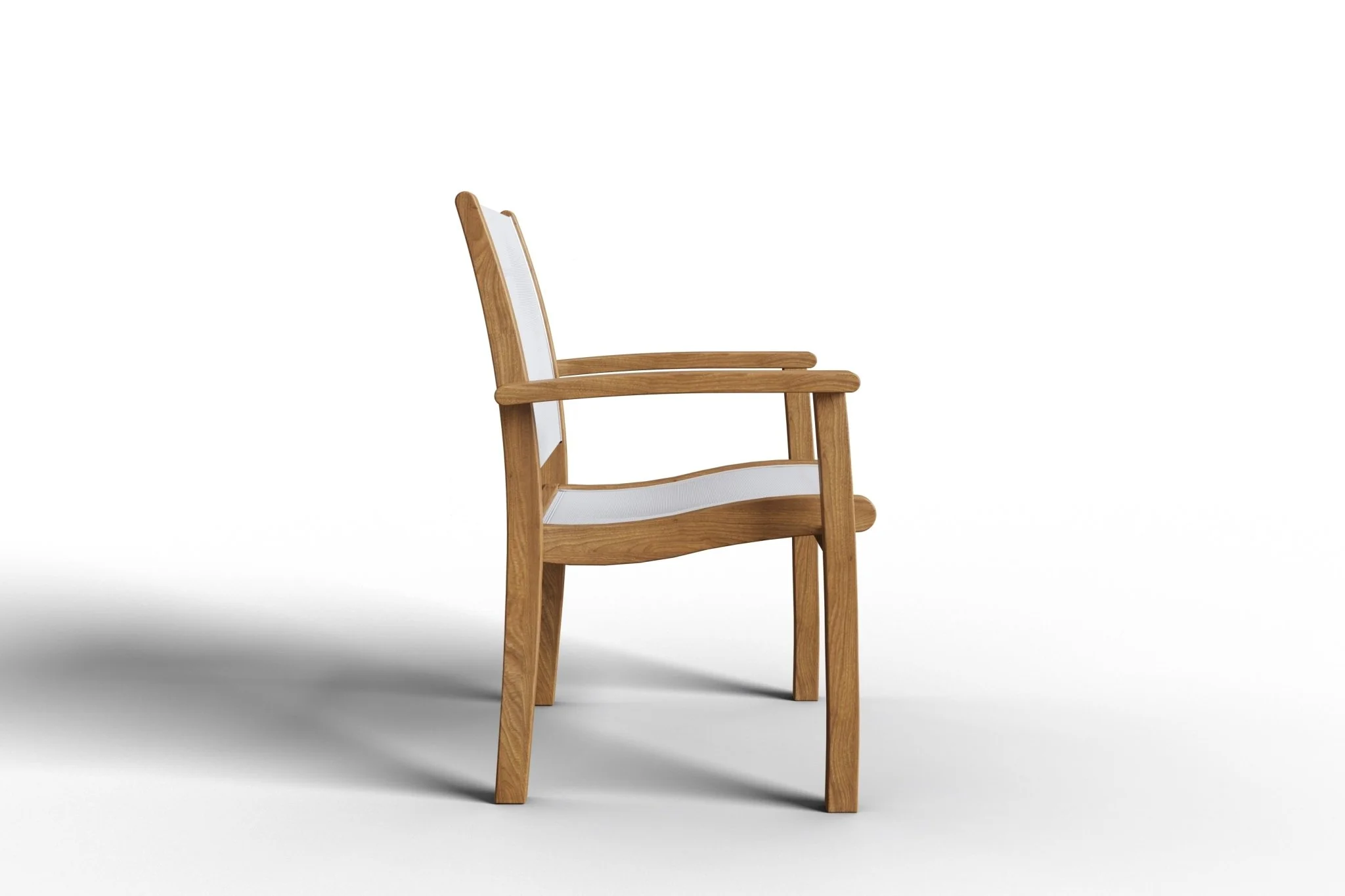 Seridano Teak Stacking Chair - Set of 4 - Image 20