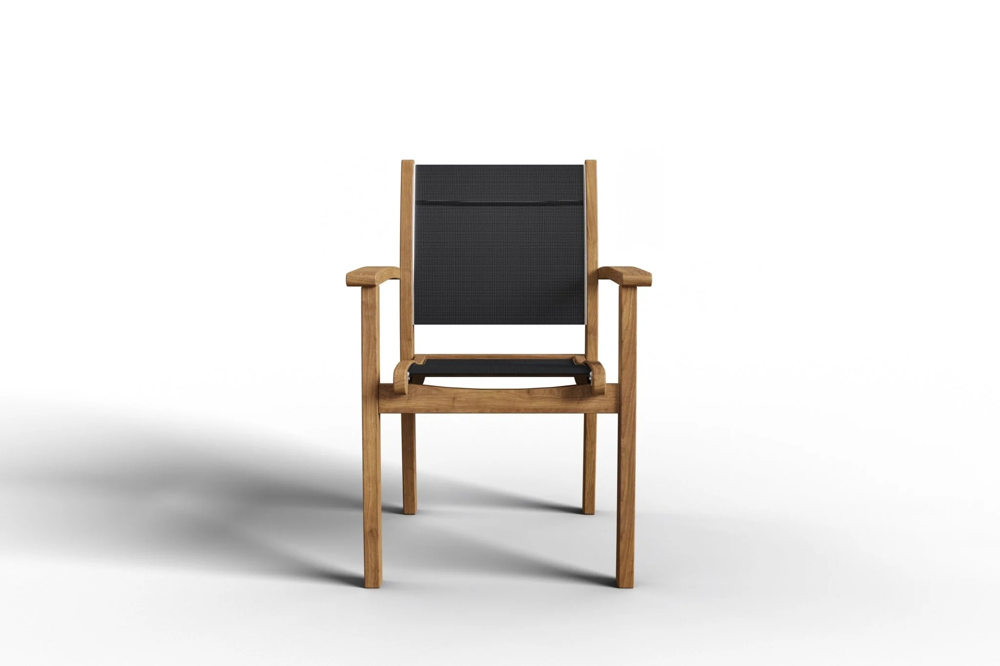 Seridano Teak Stacking Chair - Set of 4 - Image 4