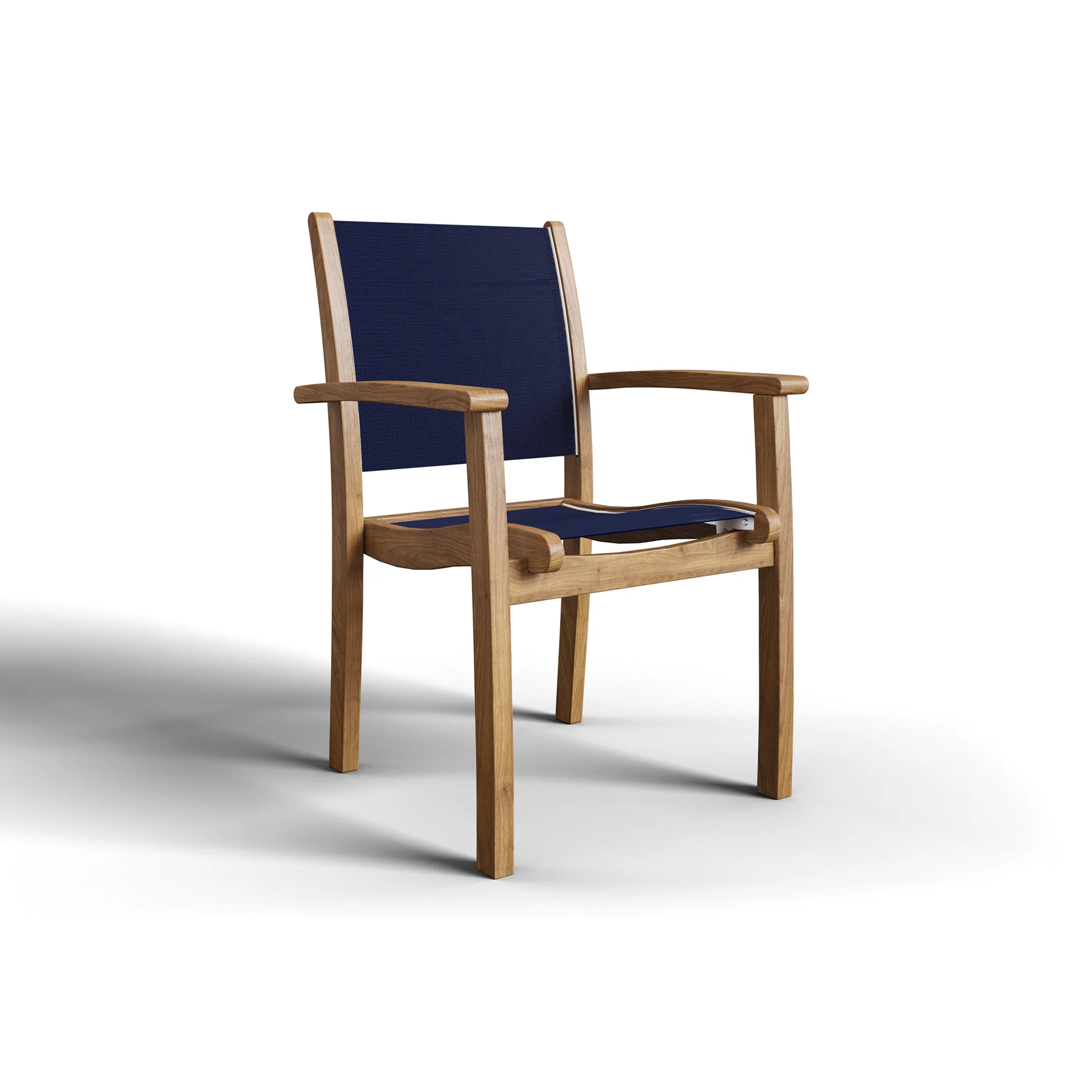 Seridano Teak Stacking Chair - Set of 4 - Image 7