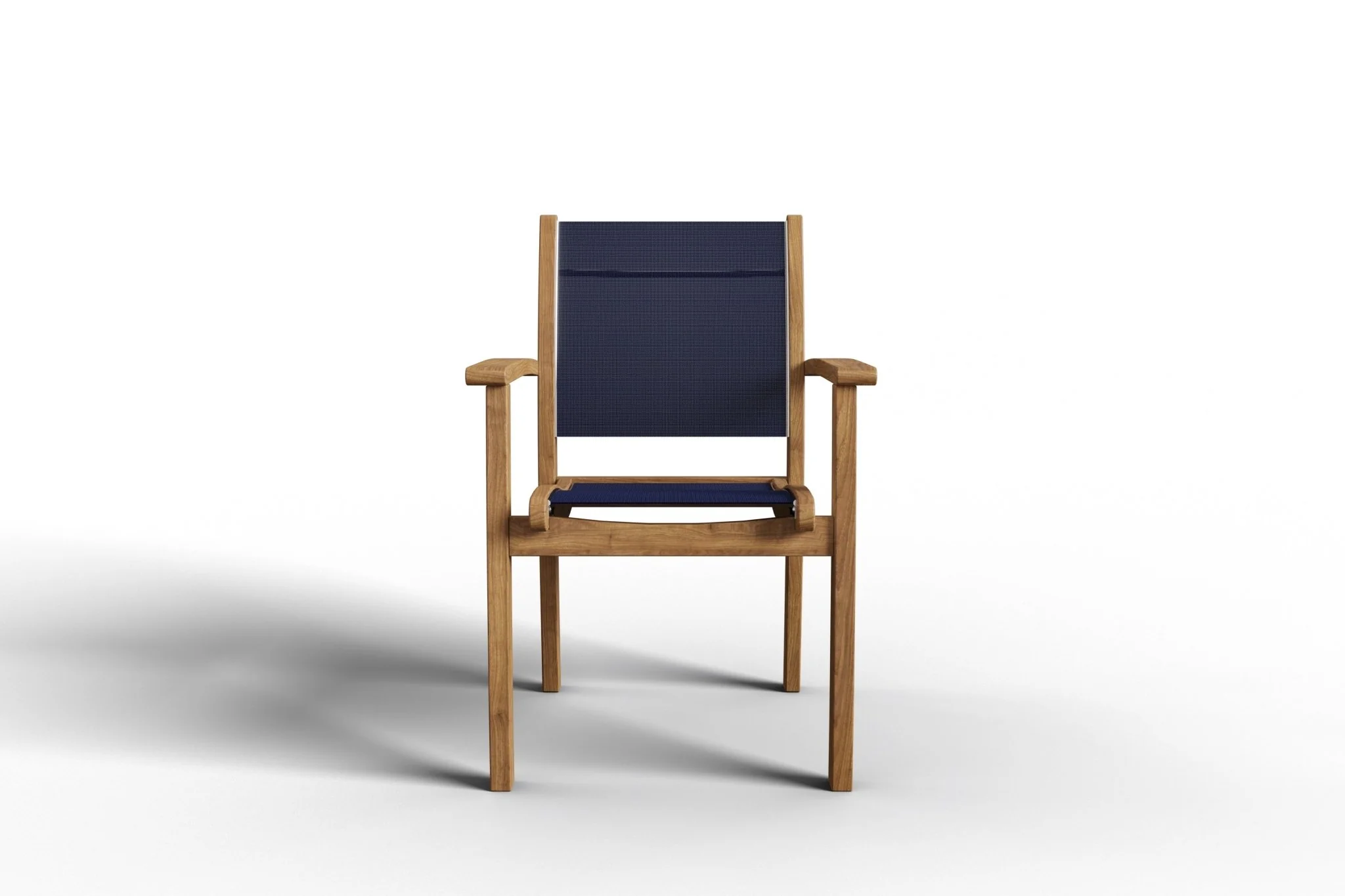 Seridano Teak Stacking Chair - Set of 4 - Image 9
