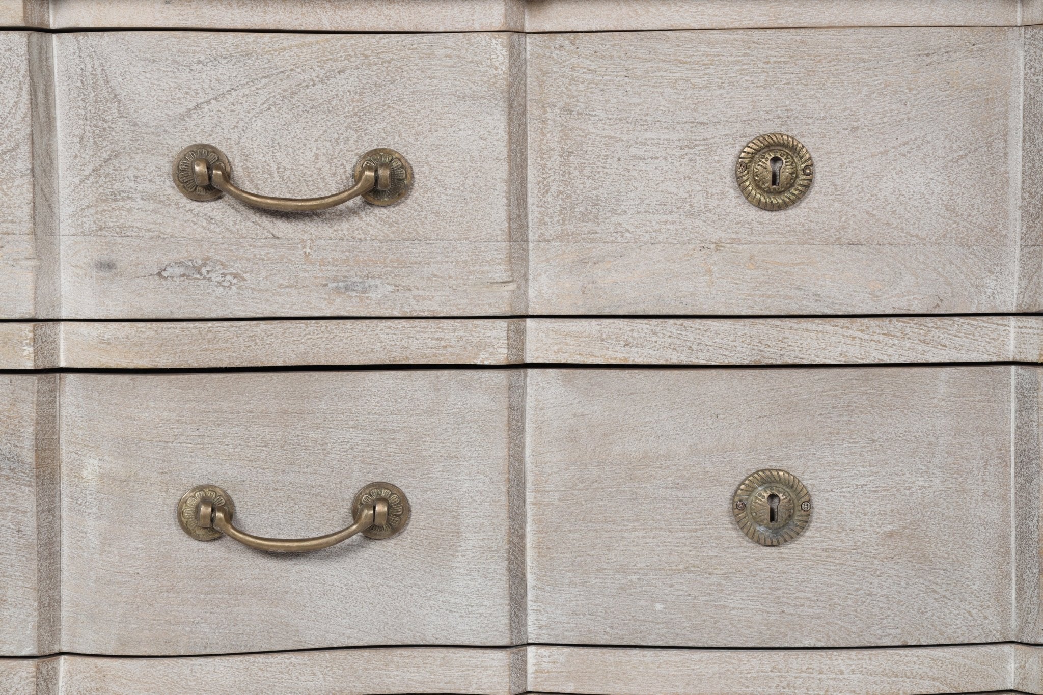 Serpentine Chest With Marble Top - Image 9