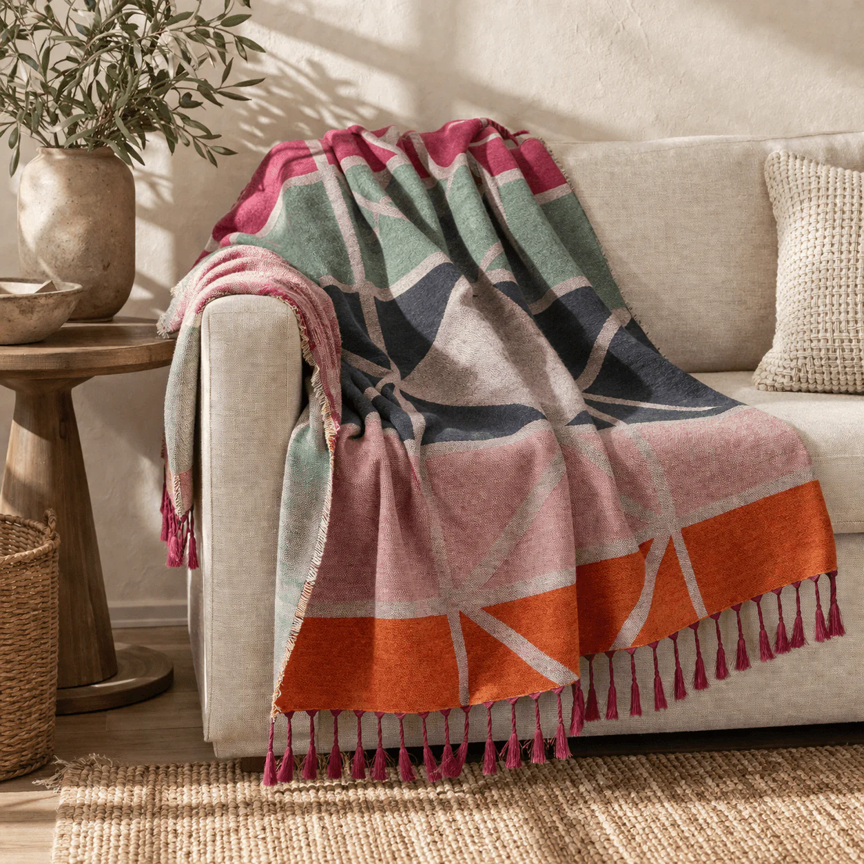 Serravelle Woven Throw