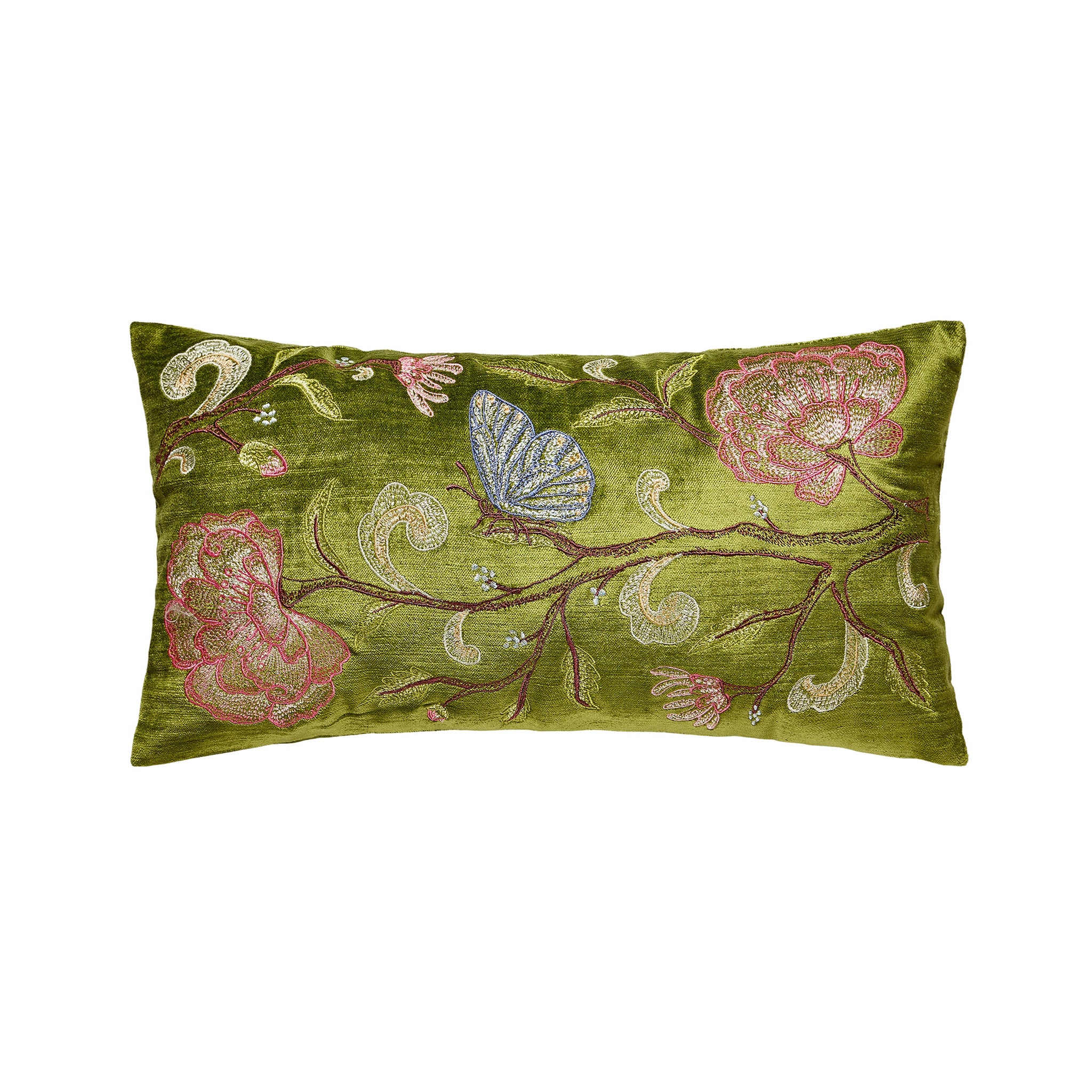 Yunlan Embroidered Lumbar Pillow