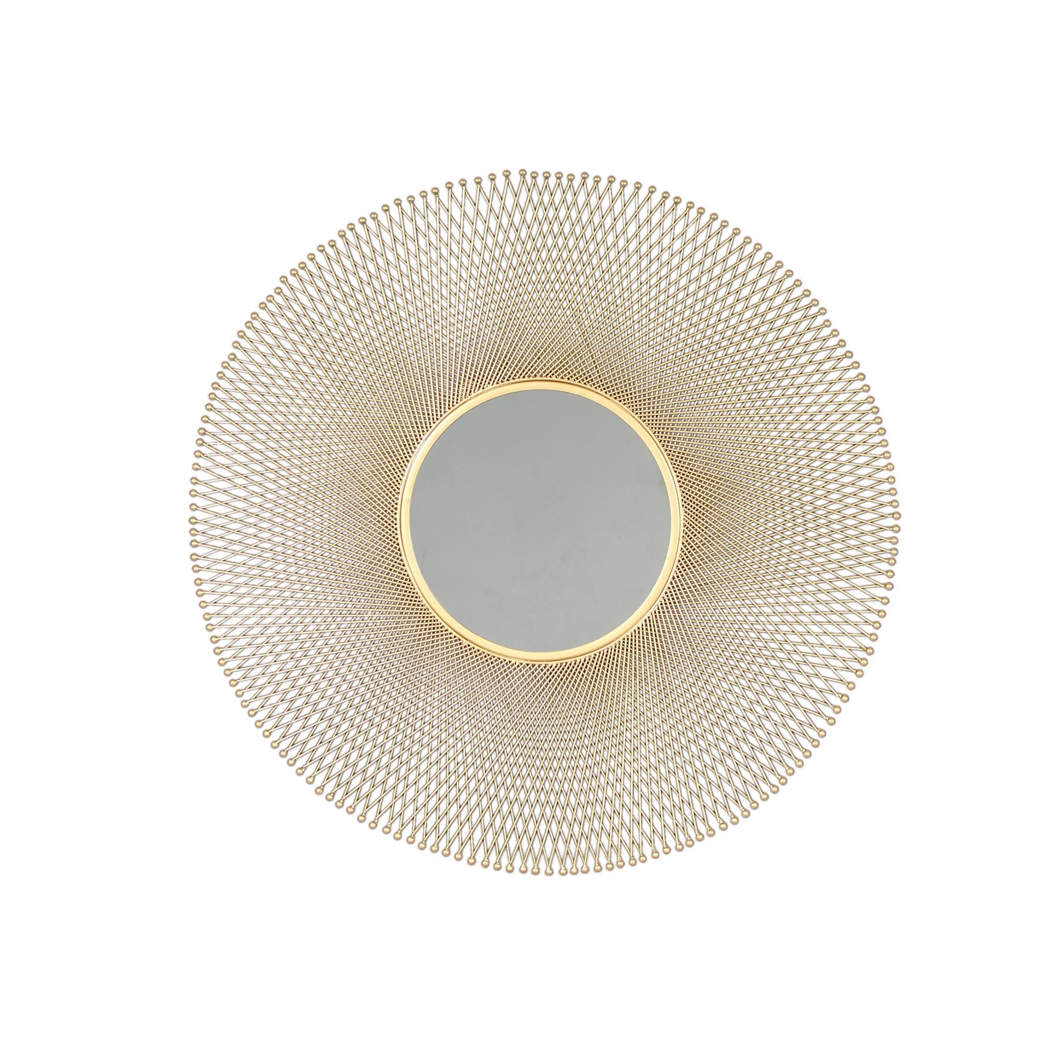 Soleil Gold Fretwork Mirror