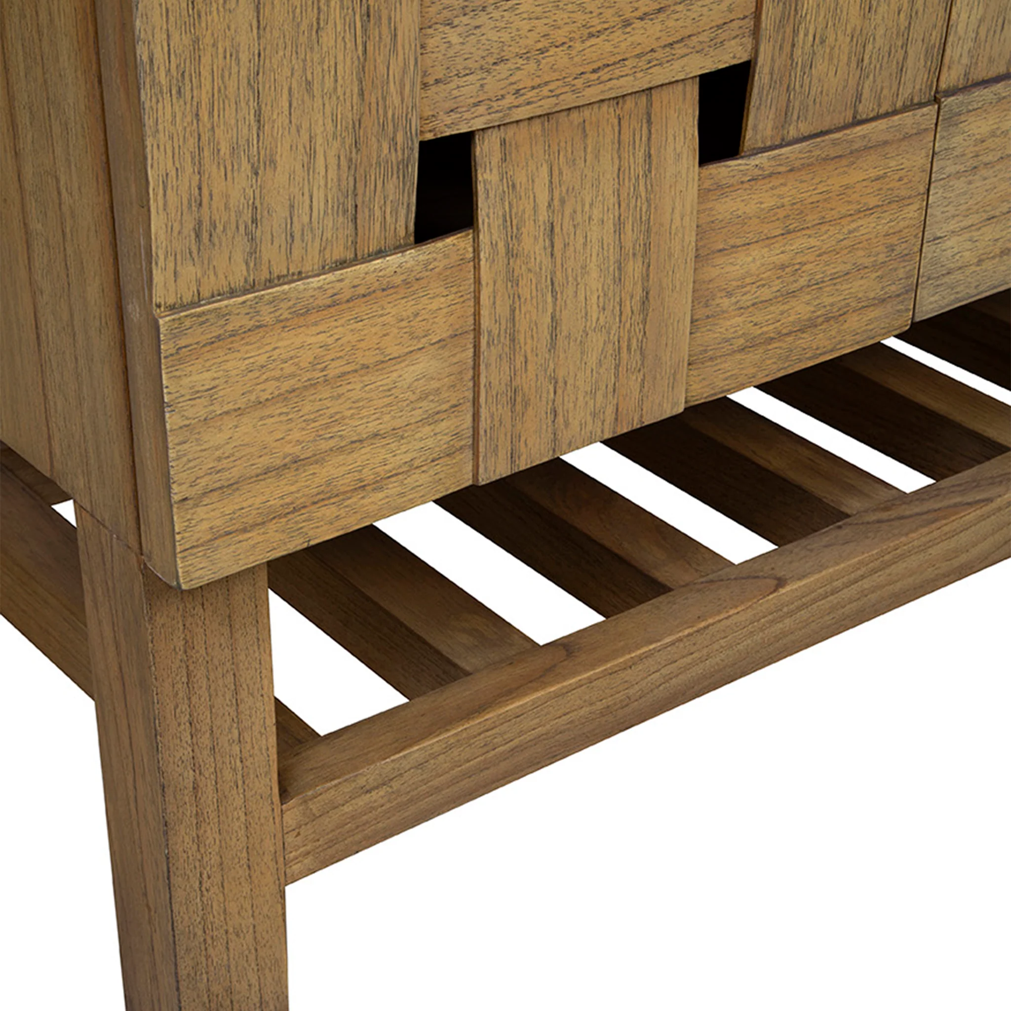 Sicilia Woven Wood Sideboard - Image 8