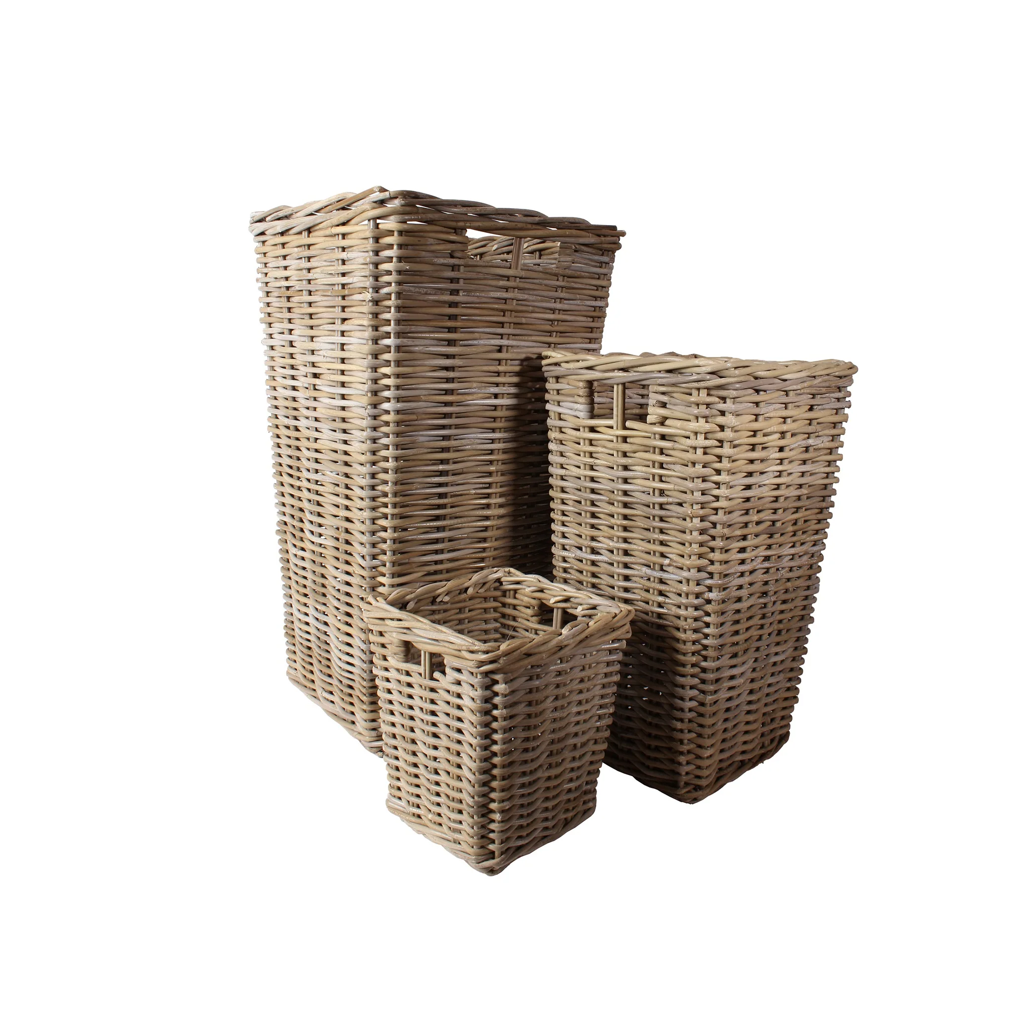 Sifnos Rattan Planter Set - Image 2