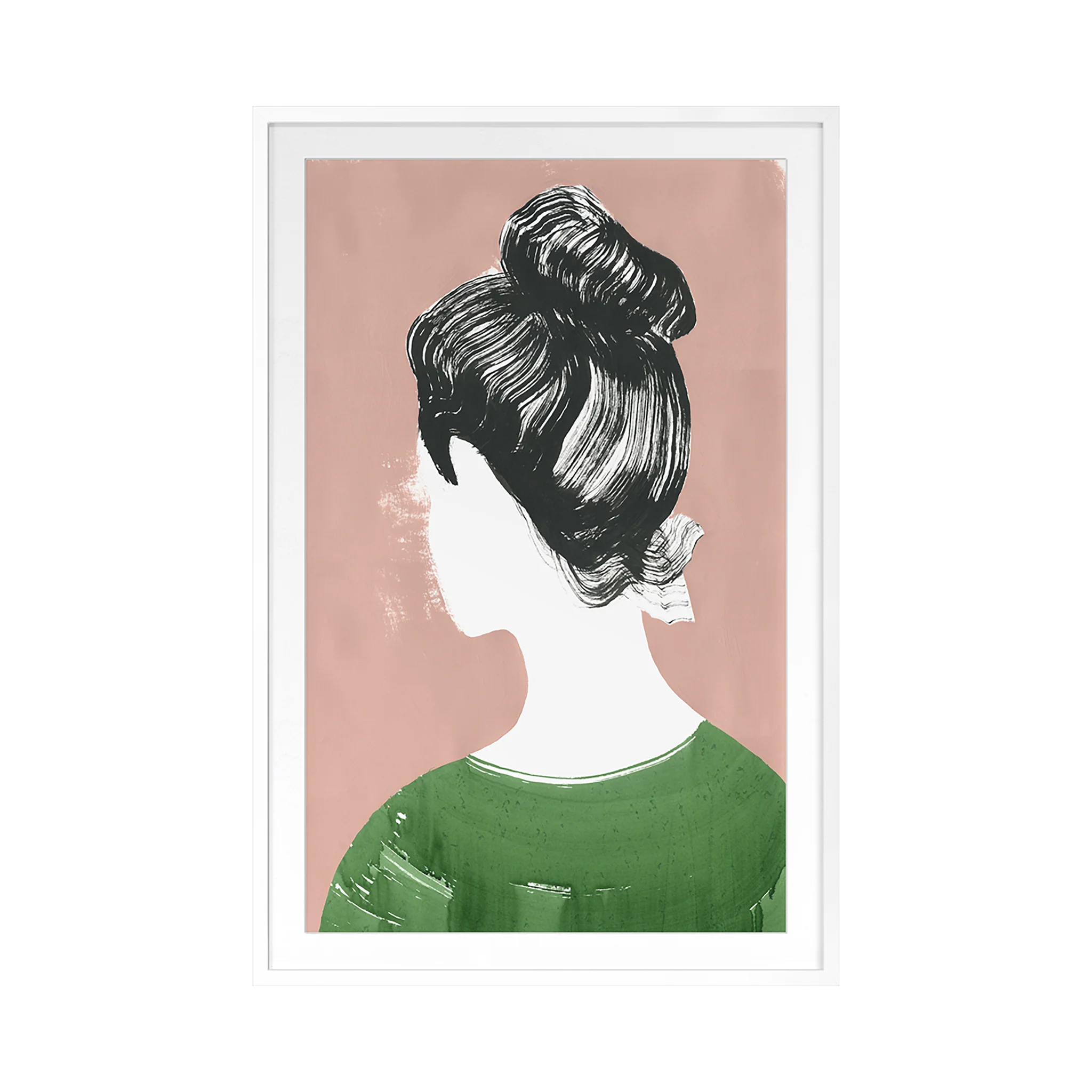 Simone Portrait Art Print - Image 3
