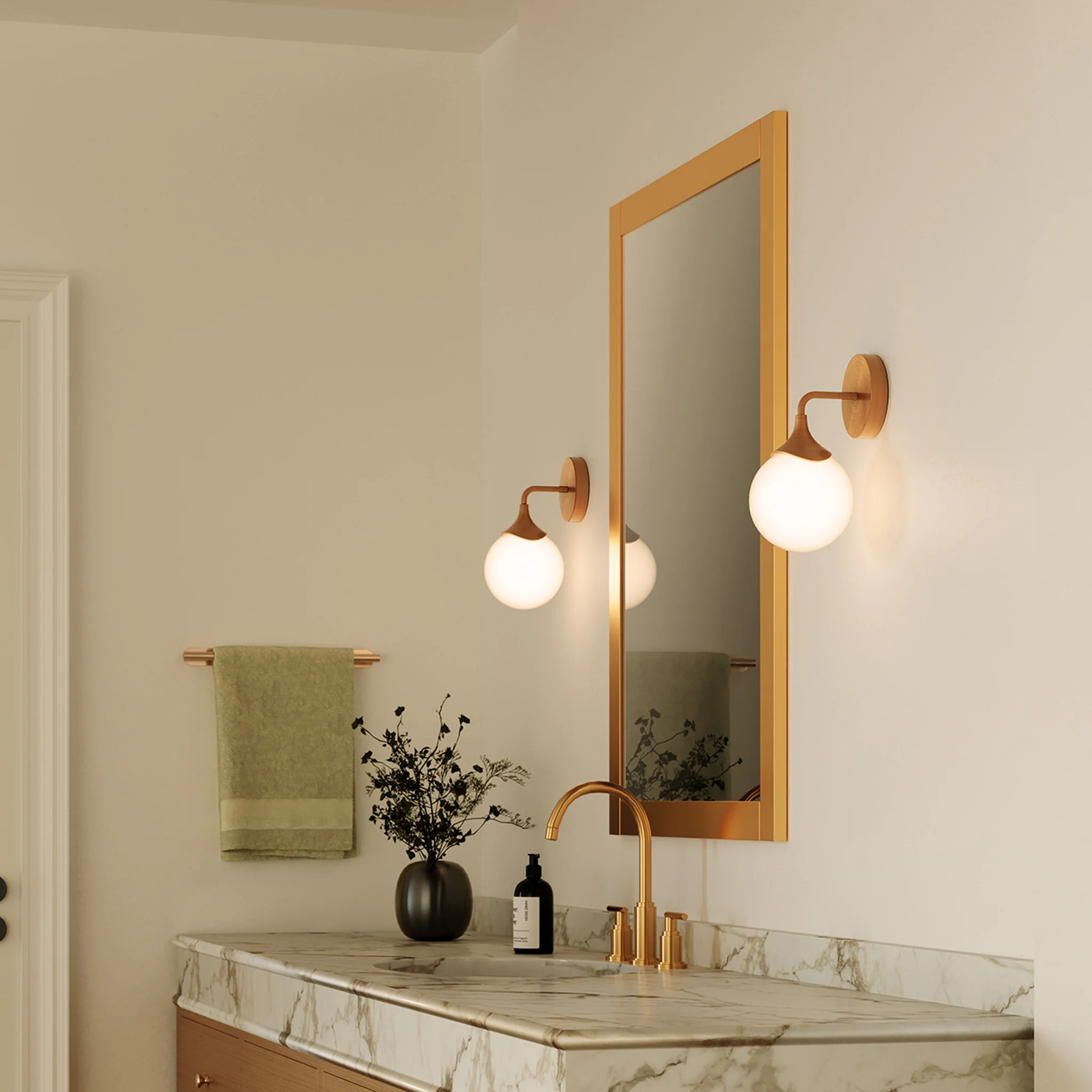 Solavane Opal 1-Light Wall Sconce - Image 4