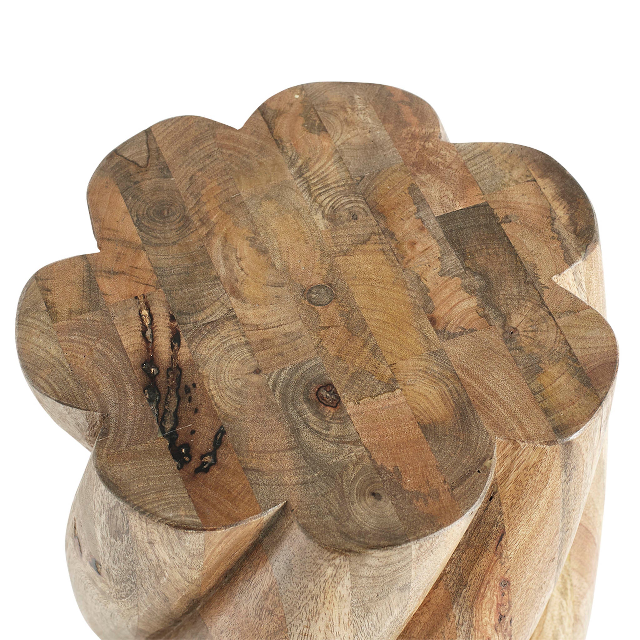 Solid Wood Ropework Stool - Image 3